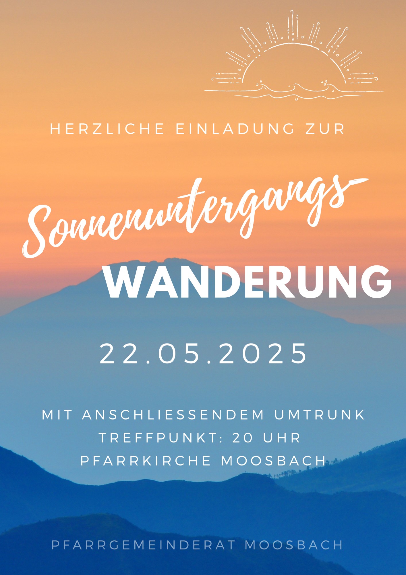Sonnenuntergangs-Wanderung Sonnenuntergangs-Wanderung