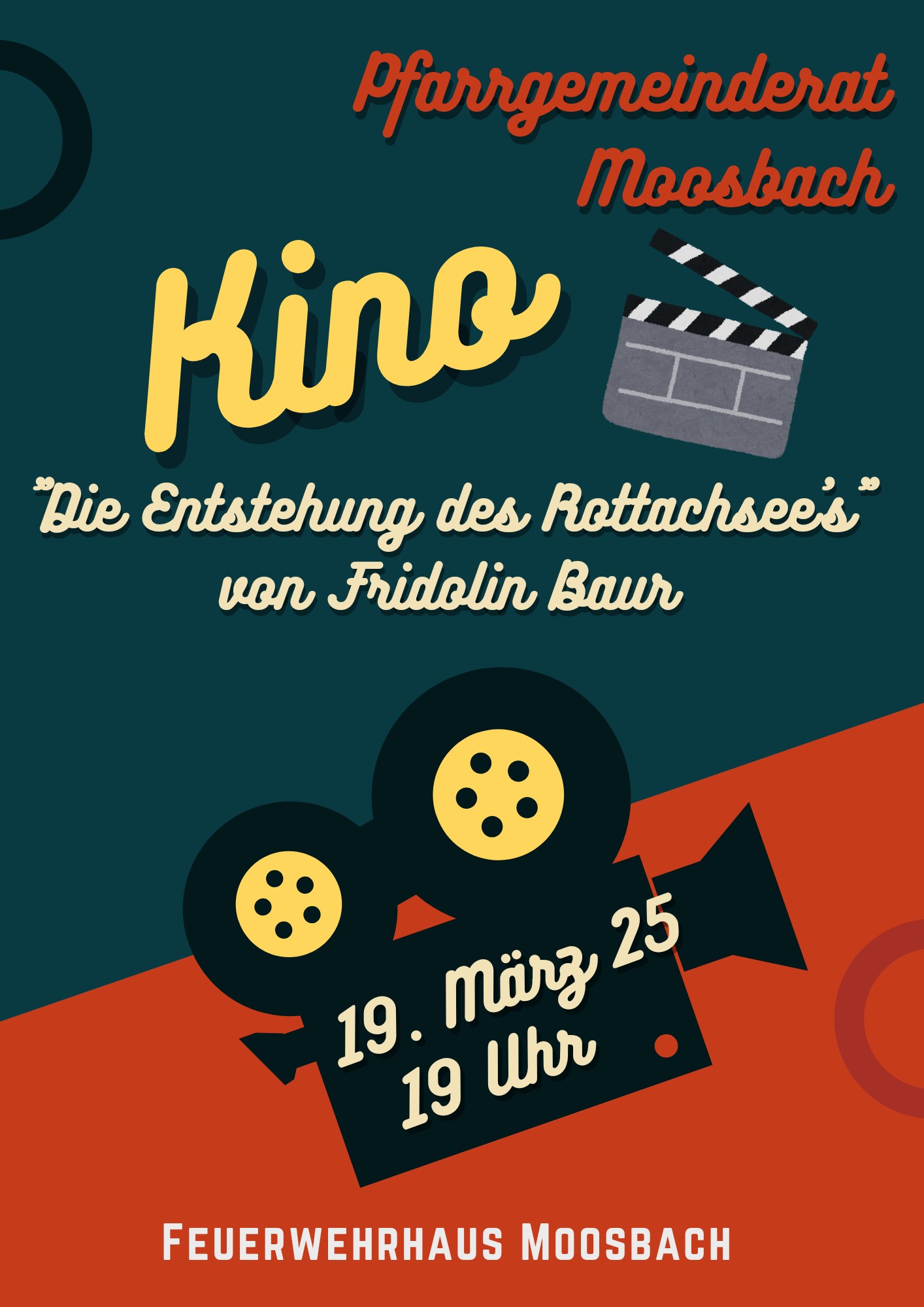 Kino im Feuerwehrhaus Moosbach Kino im Feuerwehrhaus Moosbach