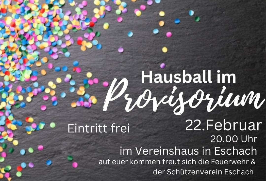 Hausball Eschach