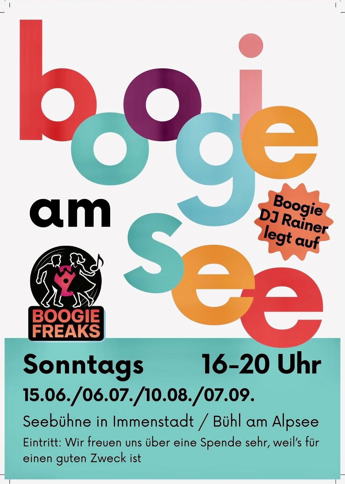 Plakat Boogie am See Plakat Boogie am See