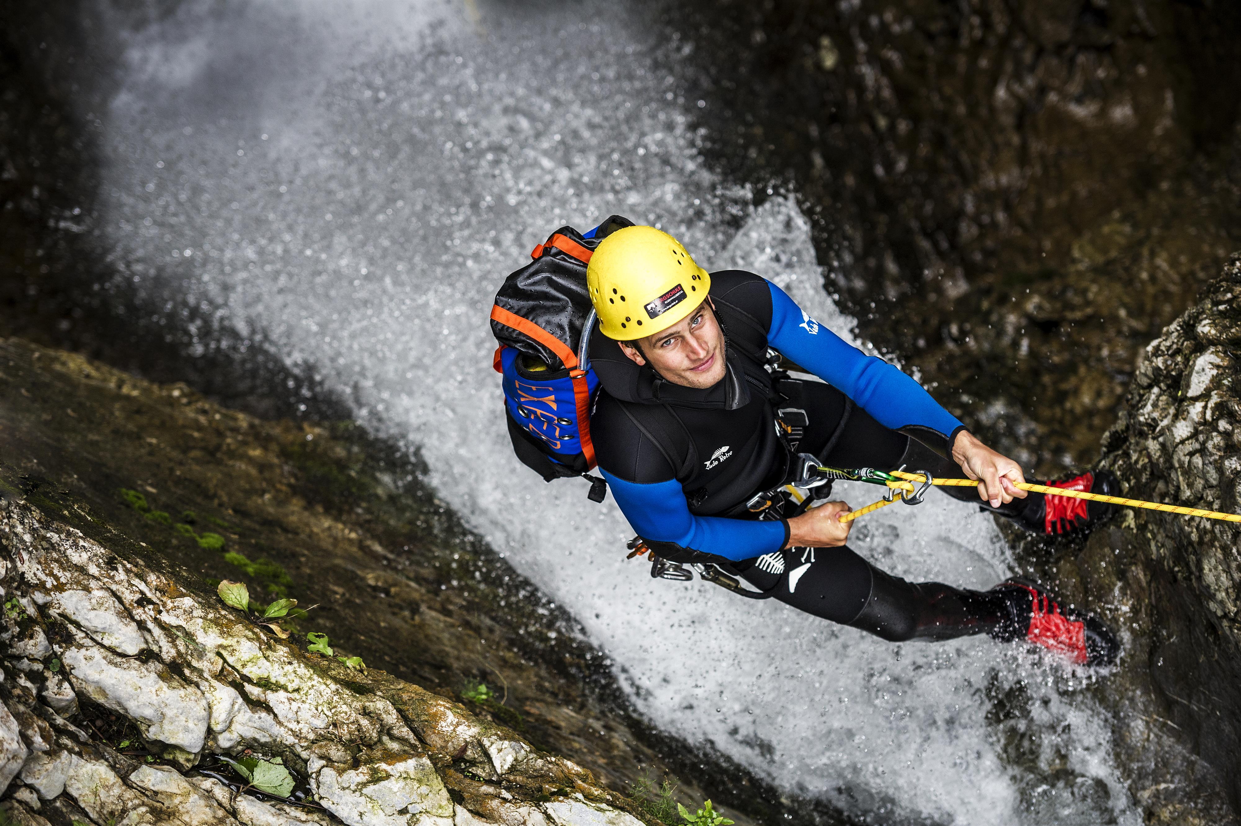Canyoning im Kleinwalsertal Canyoning im Kleinwalsertal