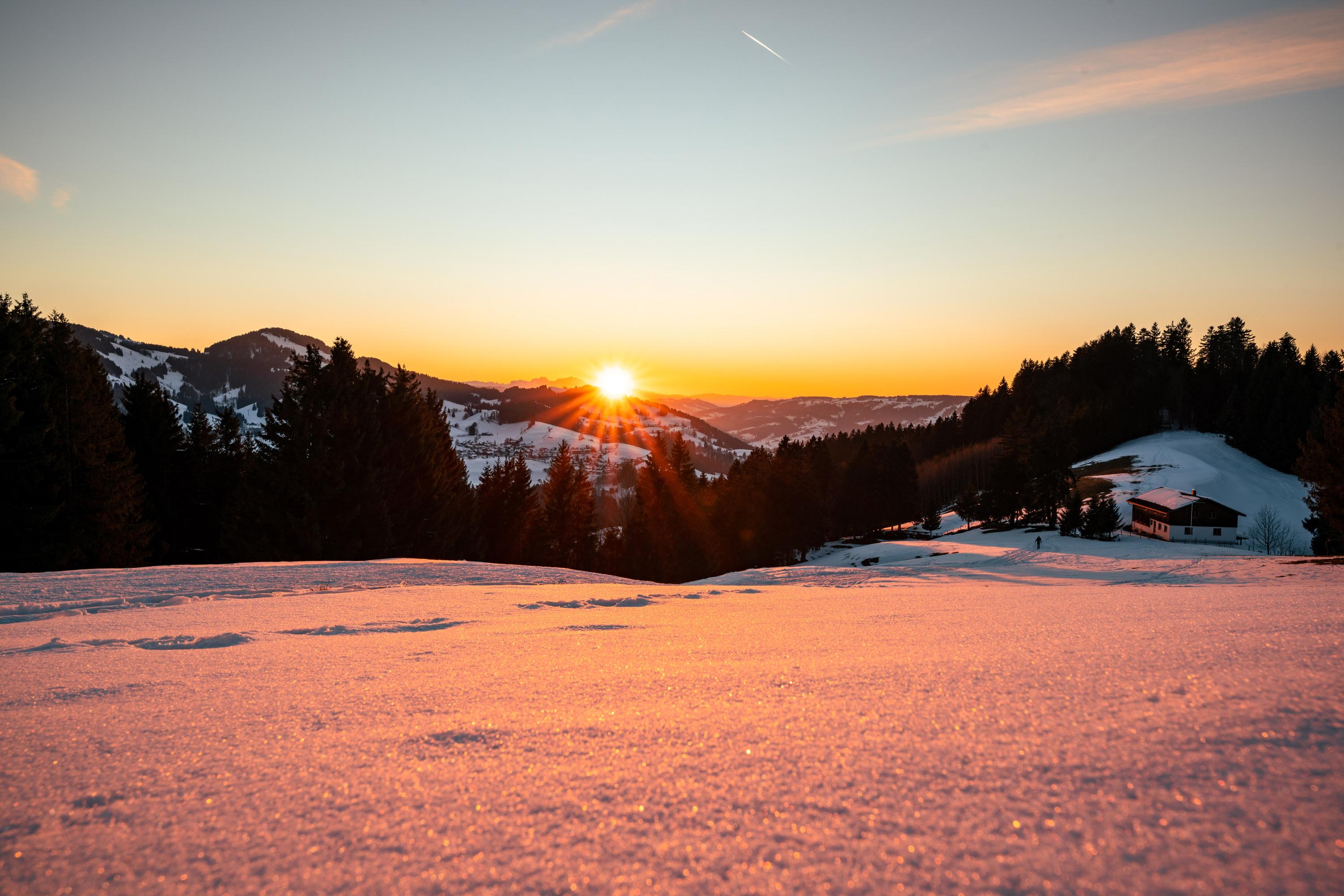 Winterlandschaft im Allgäu