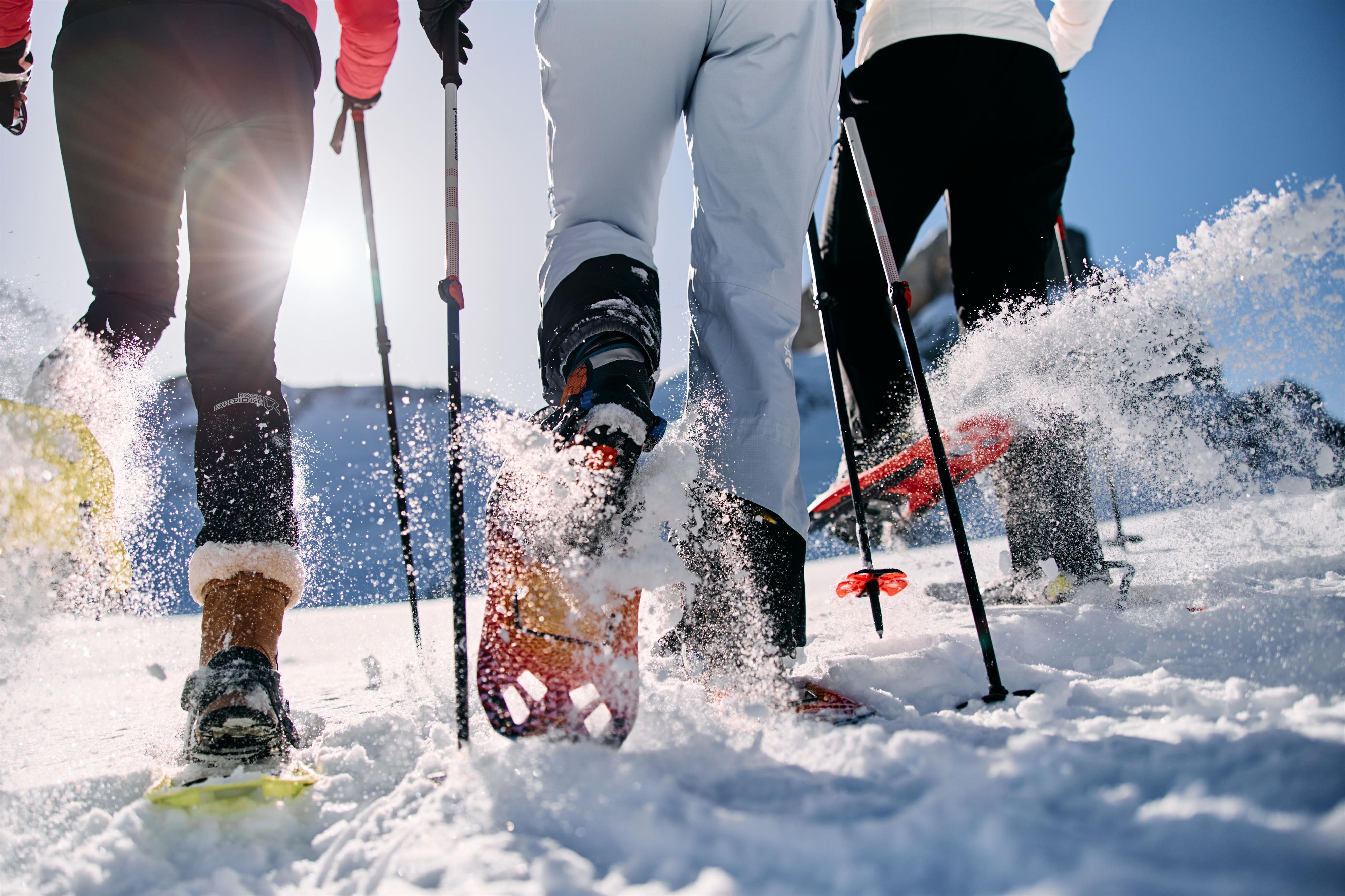 Schneeschuhwandern im Kleinwalsertal Schneeschuhwandern im Kleinwalsertal