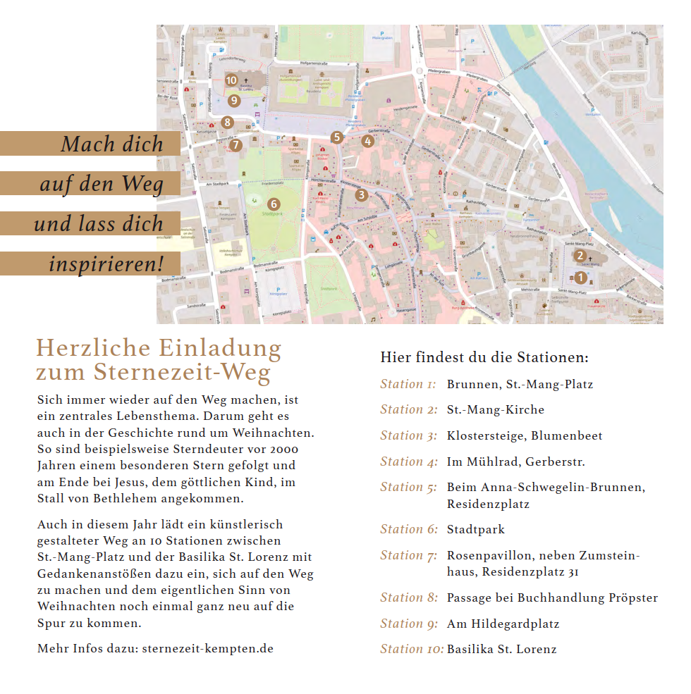 Sternezeit Flyer - Rückseite