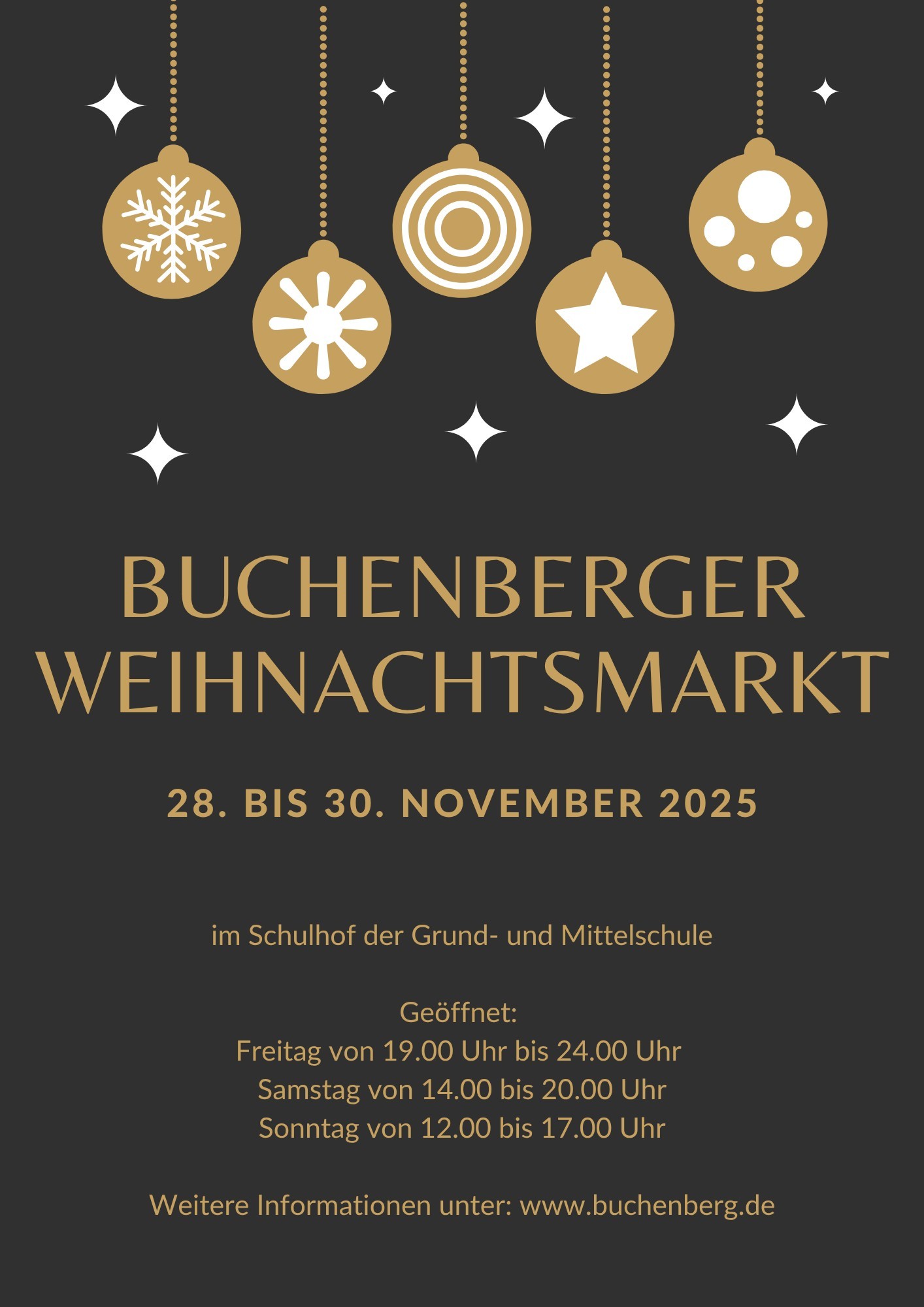 Flyer Weihnachtsmarkt 2025