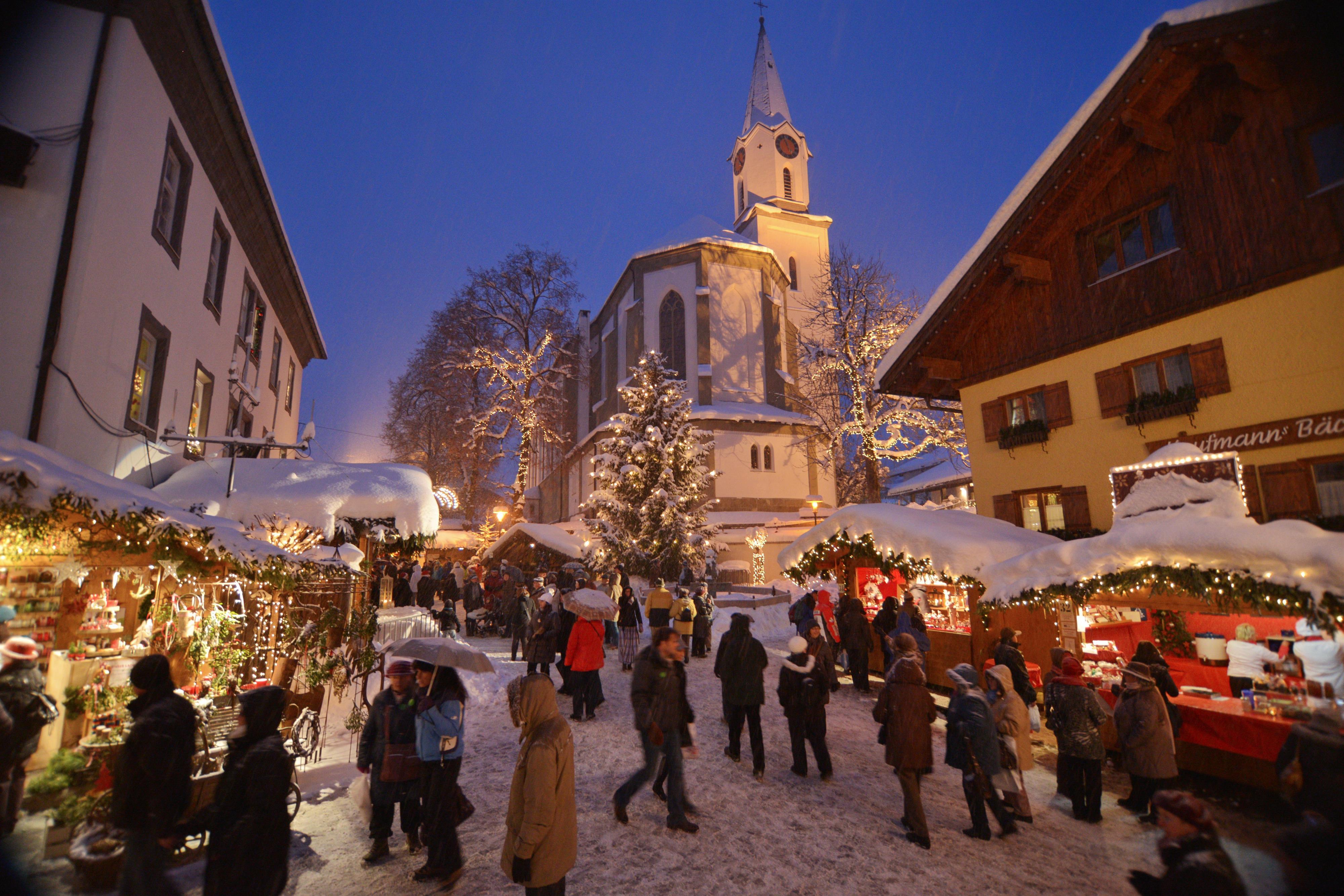 Weihnachtsmarkt Rathaus Bad Hindelang
