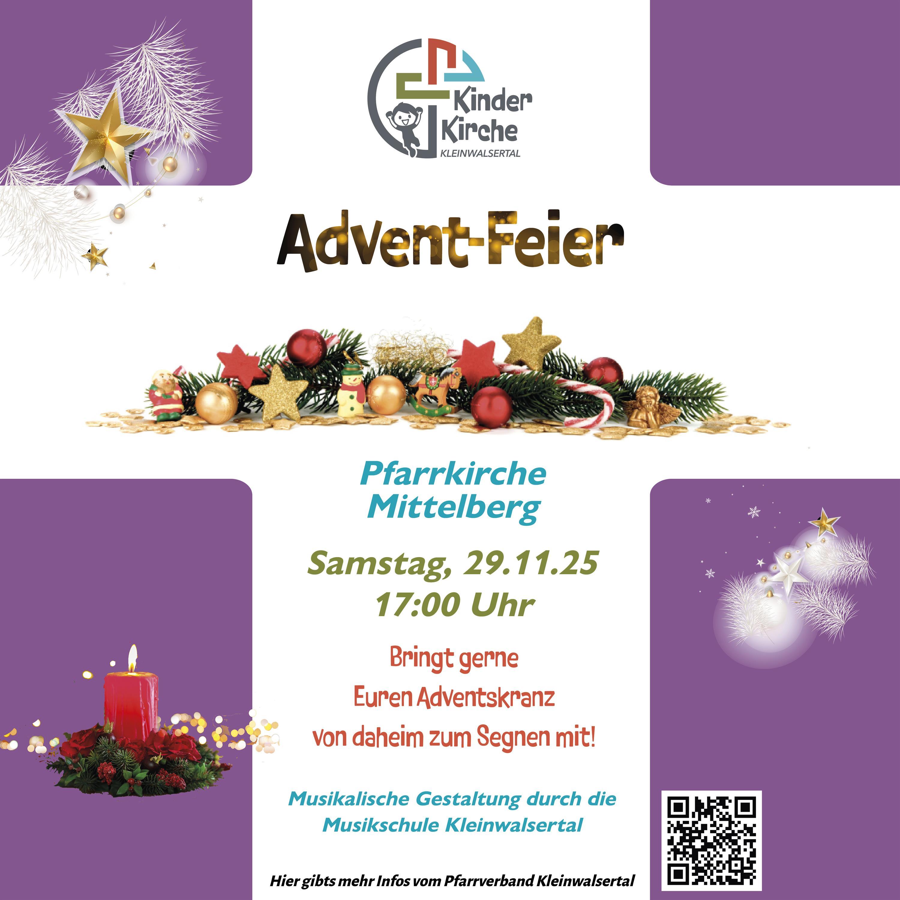 Advent-Feier Kinder-Kirche Kleinwalsertal Advent-Feier Kinder-Kirche Kleinwalsertal