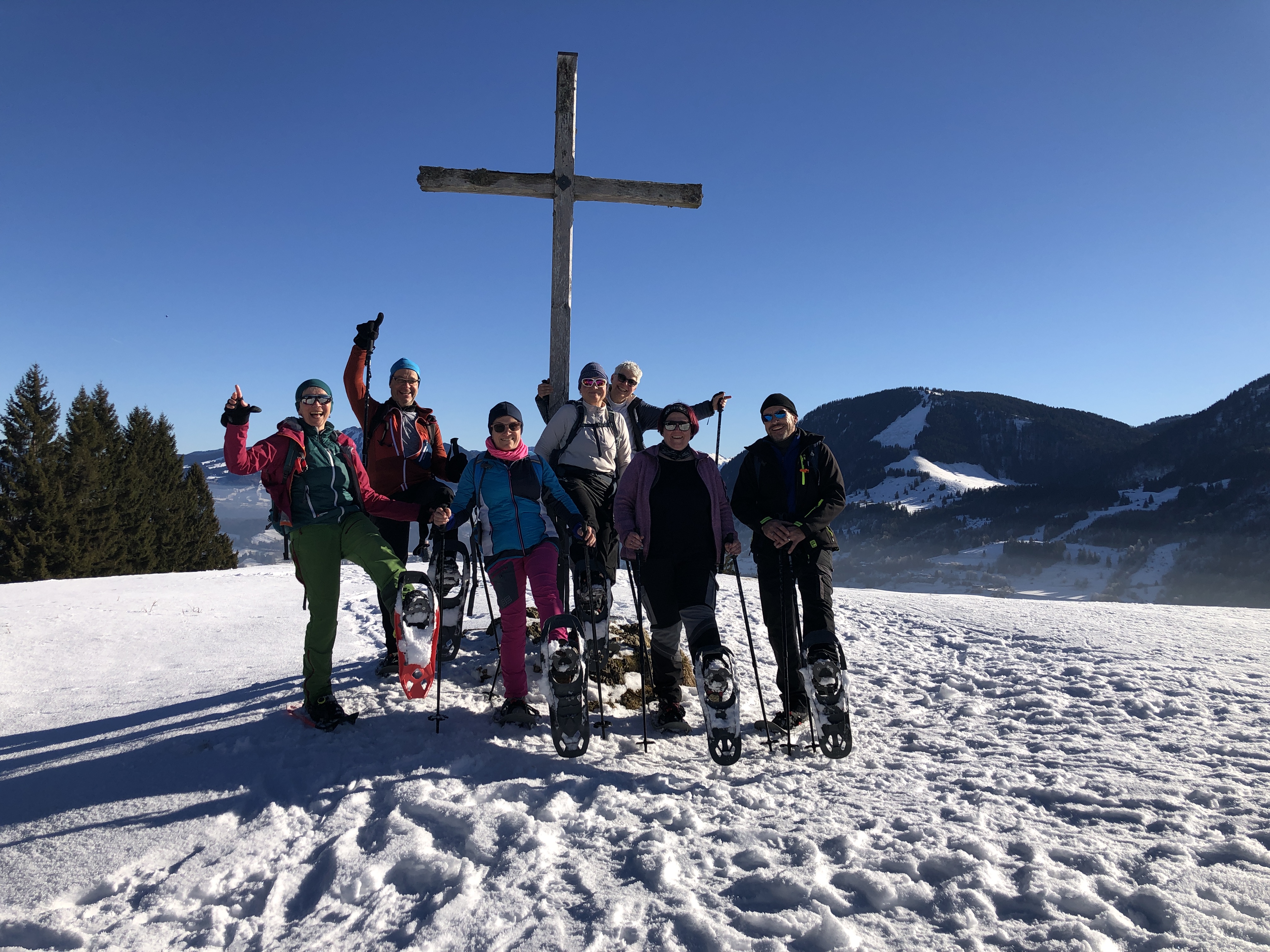 Schneeschuhwanderung Alpsee