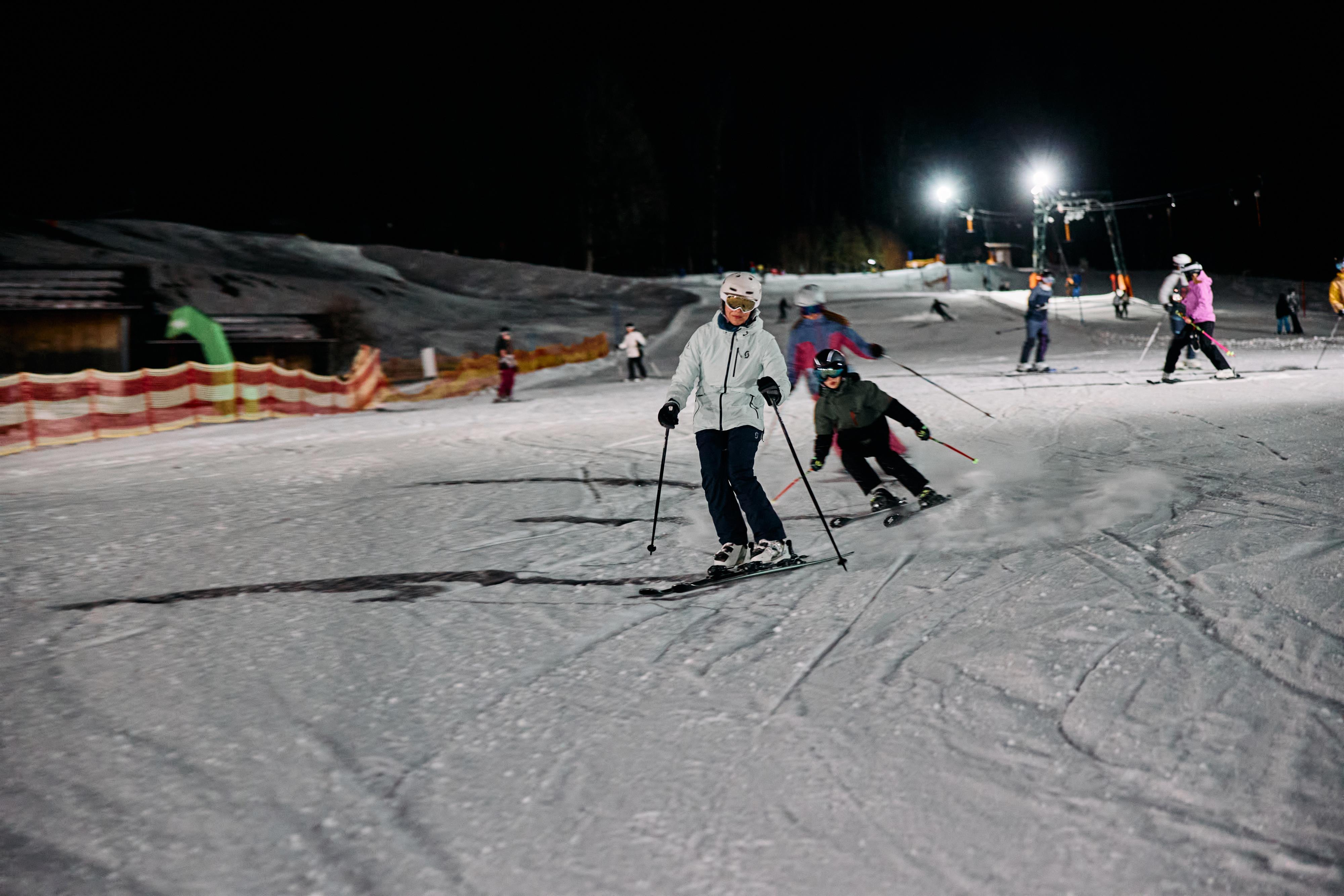 Nachtskifahren Riezlern Kesslerlift Winter