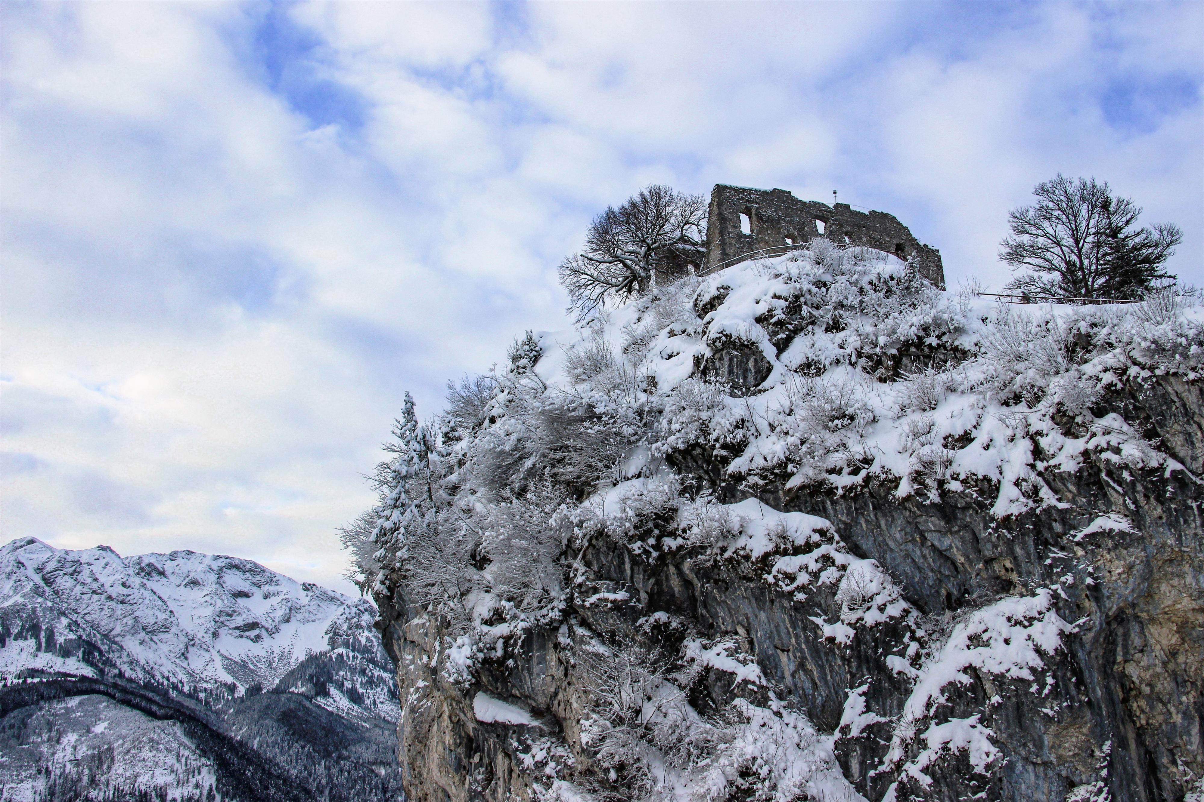 Burgruine Falkenstein im Winter