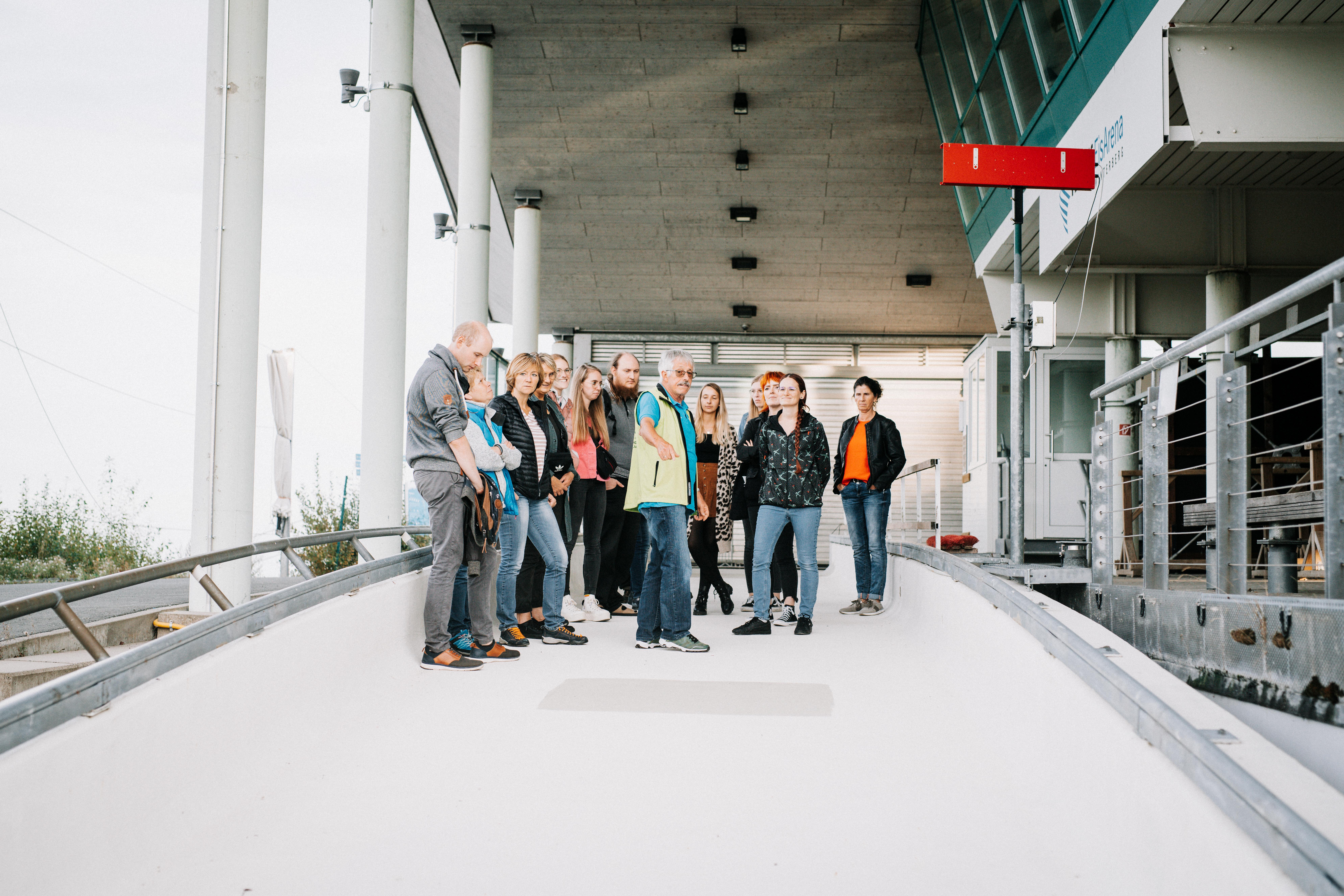 Führung durch die Wettkampfstätten