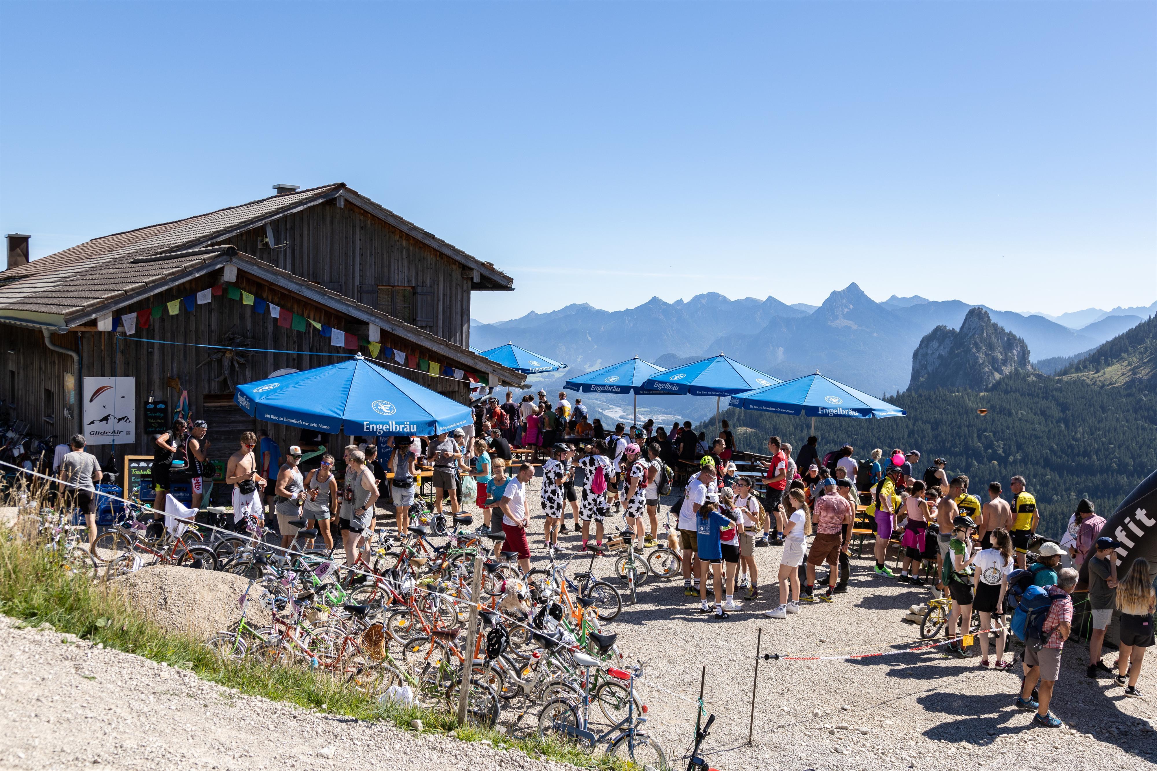 Klapprad Party Hochalphütte