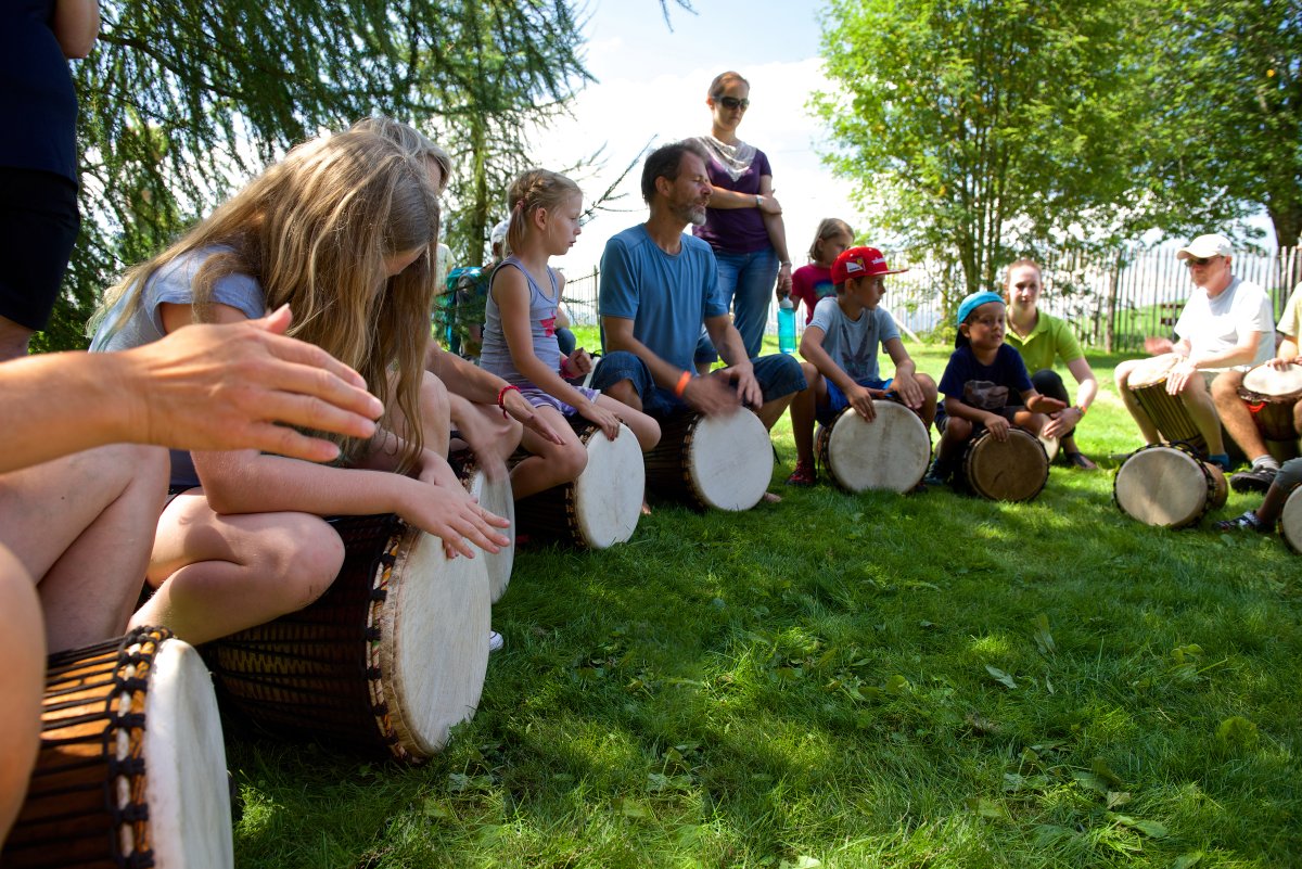 Ein Wald voller Musik-Trommelworkshop