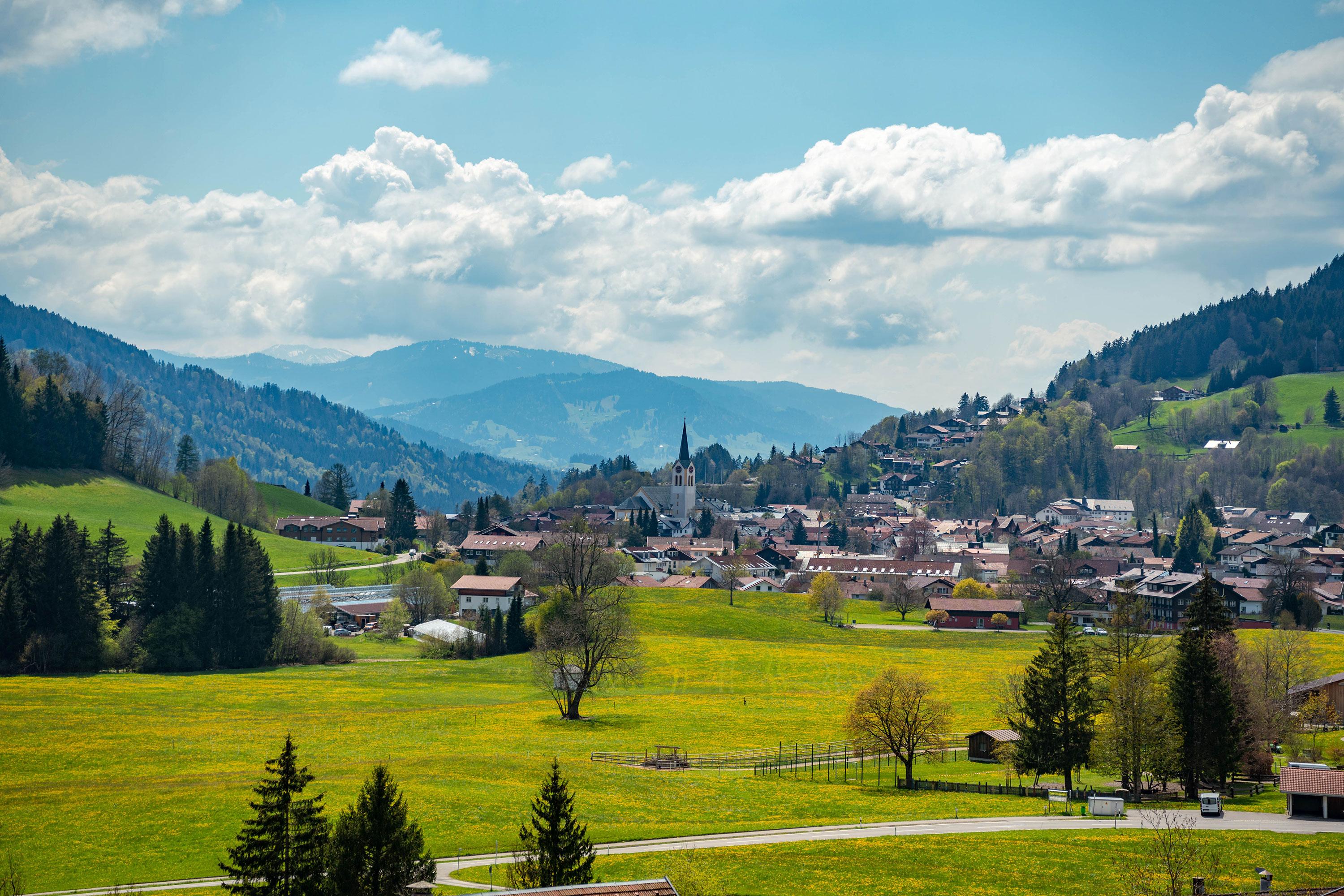 Oberstaufen im Frühling