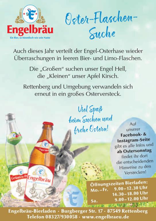 Plakat Oster-Flaschen-Suche