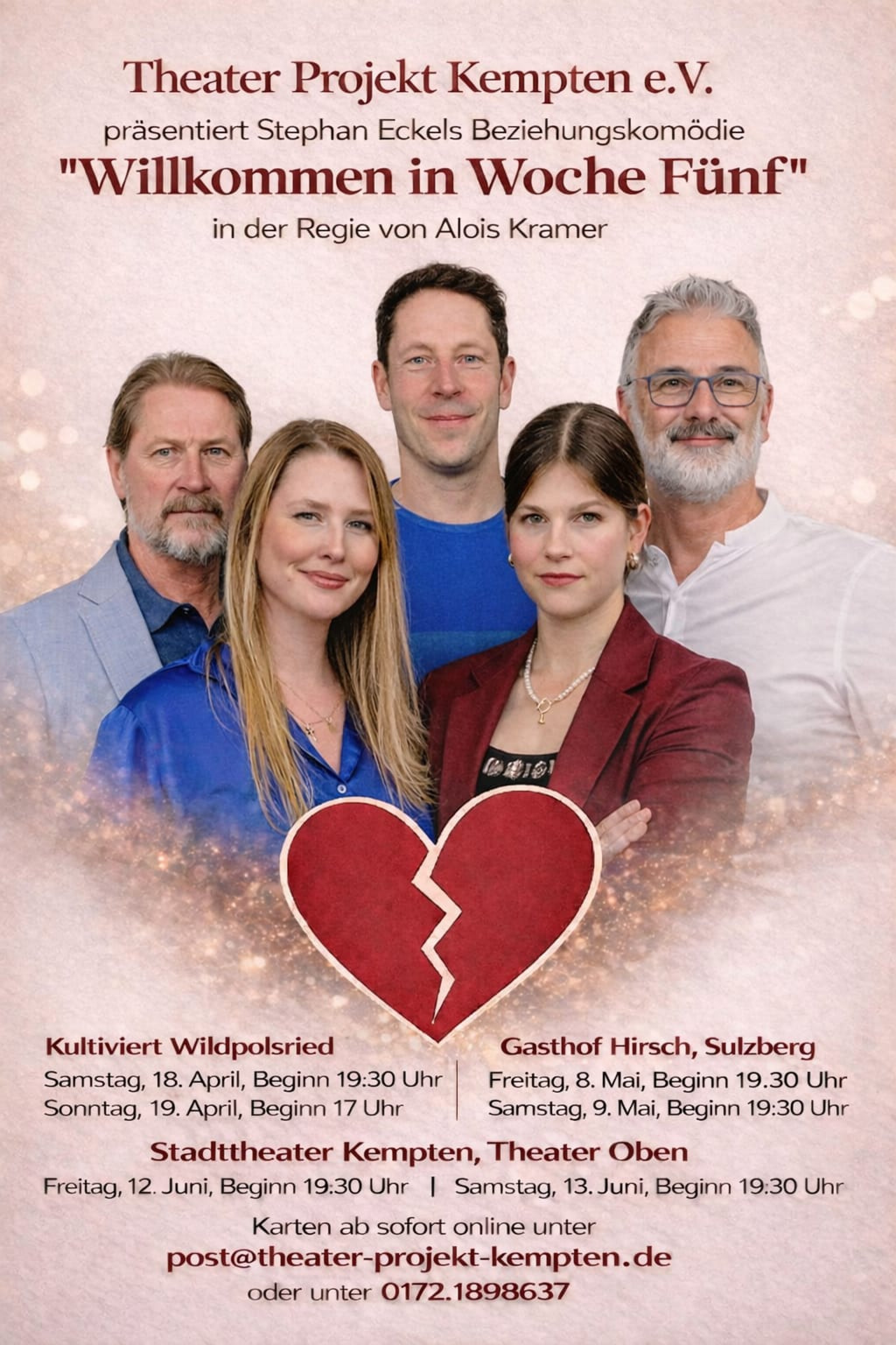 Theaterprojekt Kempten Willkommen in Woche fünf Theaterprojekt Kempten Willkommen in Woche fünf