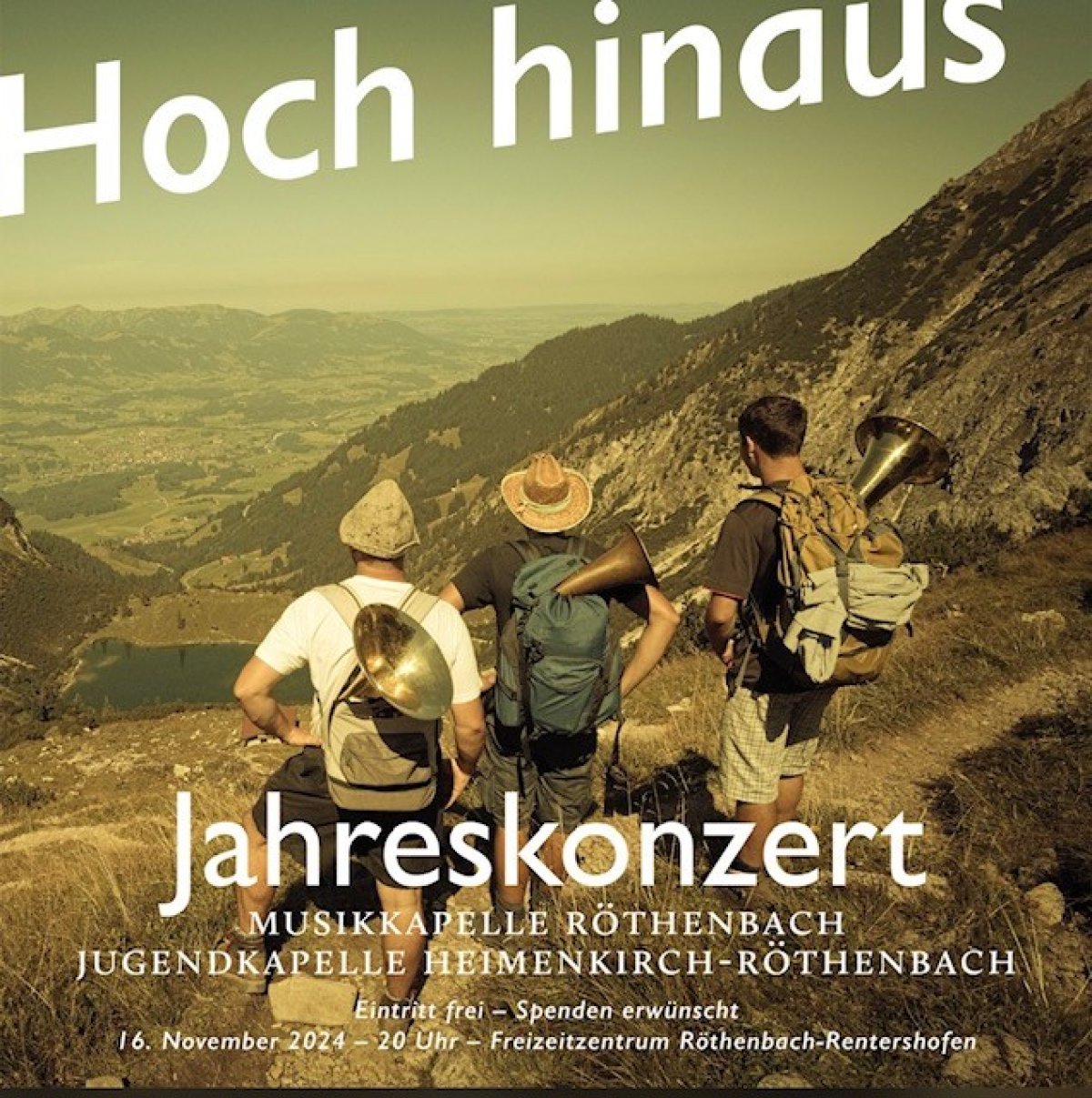 Plakat Jahreskonzert MK Röthenbach 2024