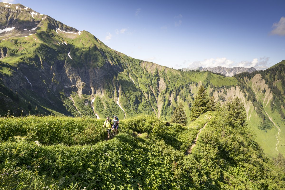 auf dem Weg zum Älpelesattel