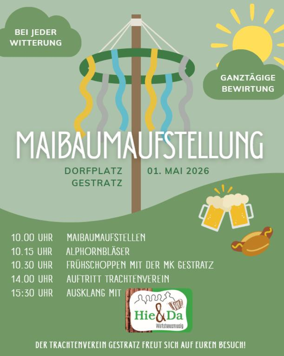 Maibaumaufstellung 2026