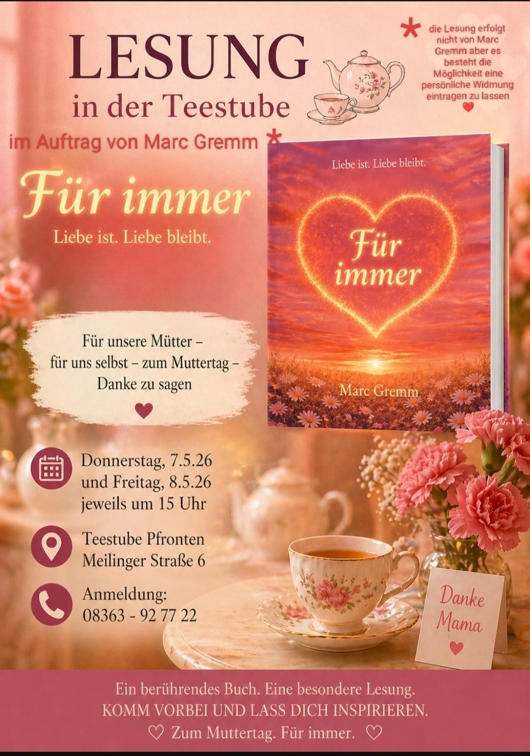 Lesung "Für Immer"