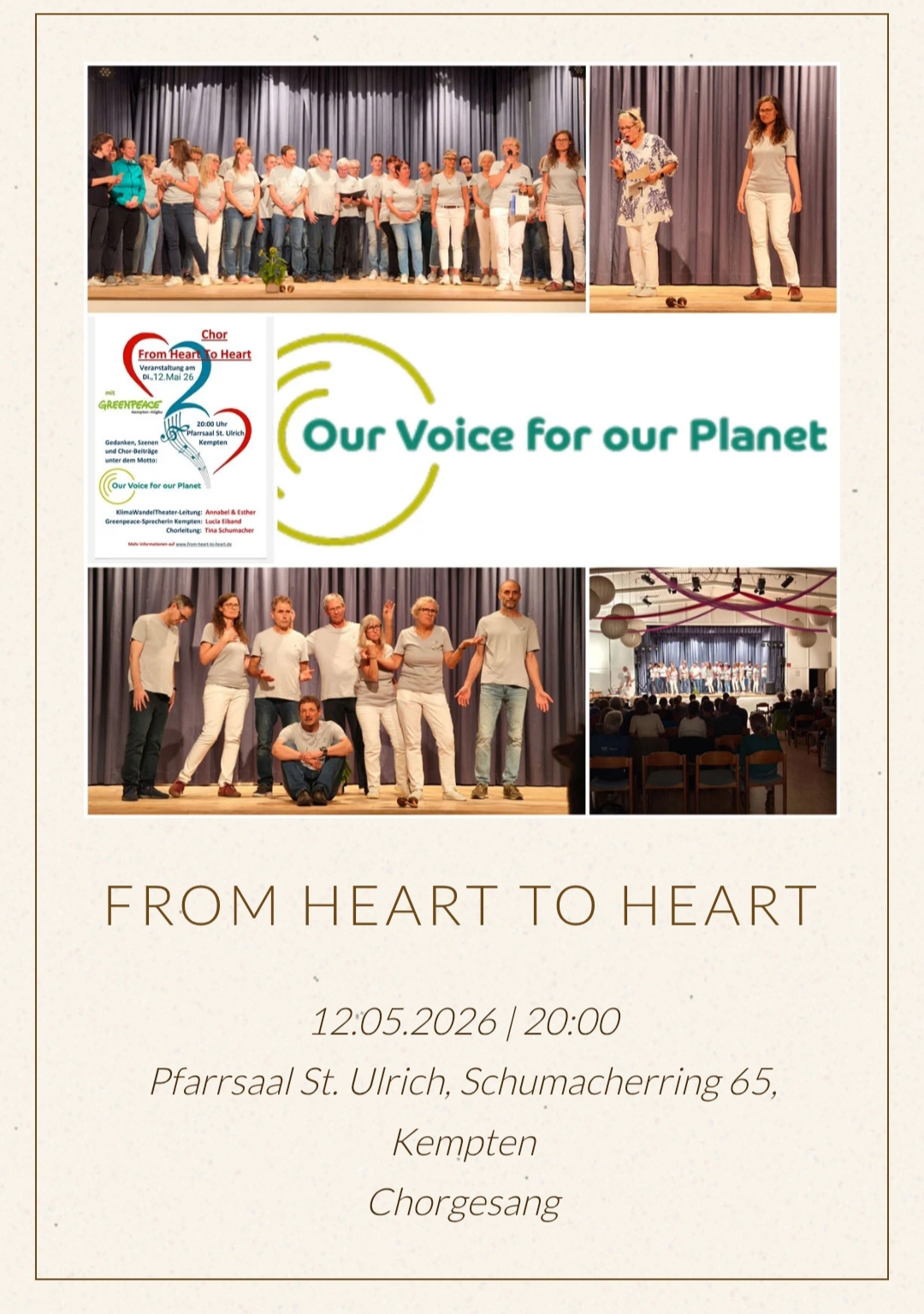 Our voice for our planet 12-5-26 Our voice for our planet 12-5-26