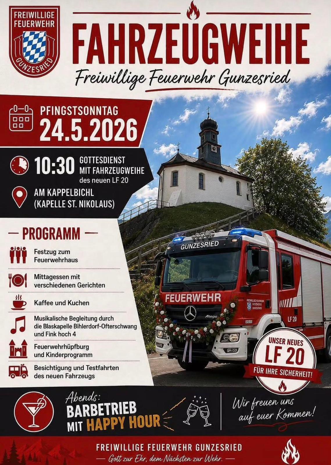 Fahrzeugweihe FFW Gunzesried Fahrzeugweihe FFW Gunzesried
