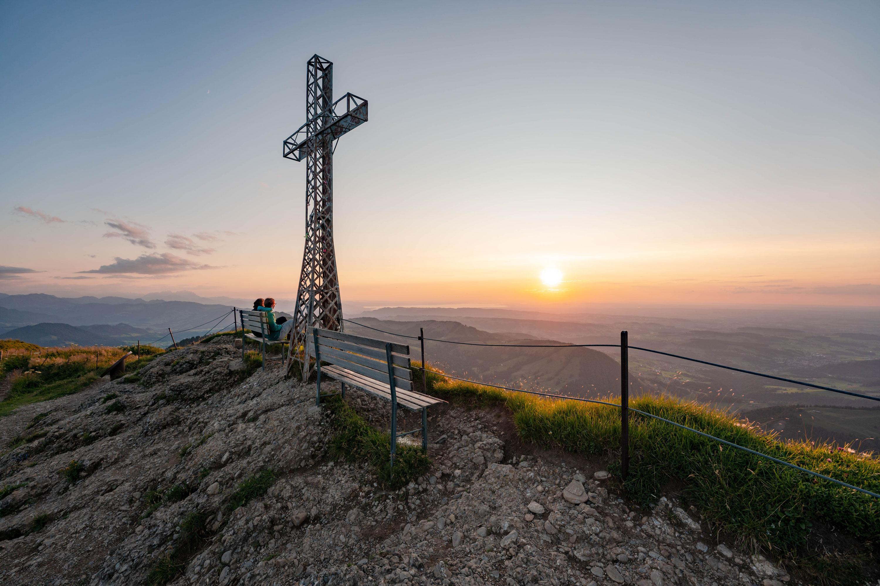 Sonnenuntergang am Hochgrat