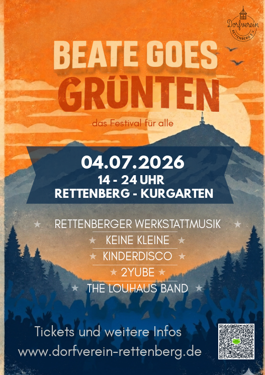 Plakat Beate Goes Grünten Plakat Beate Goes Grünten
