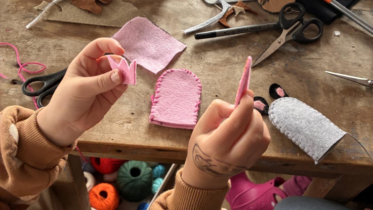 Fingerpüppchen basteln