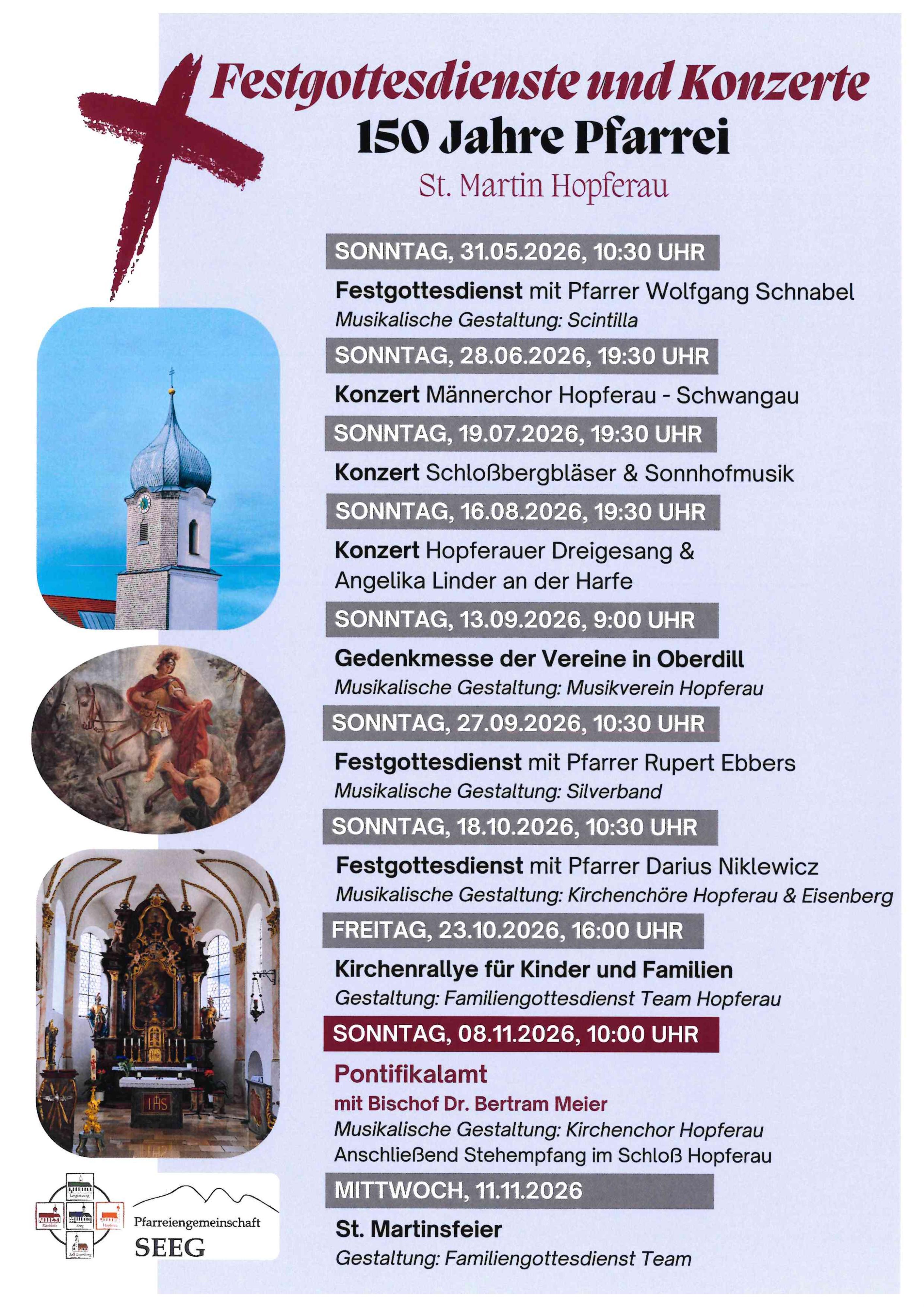 150 Jahre Pfarrei St. Martin Hopferau