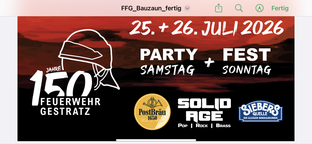 Feuerwehrfest 2026