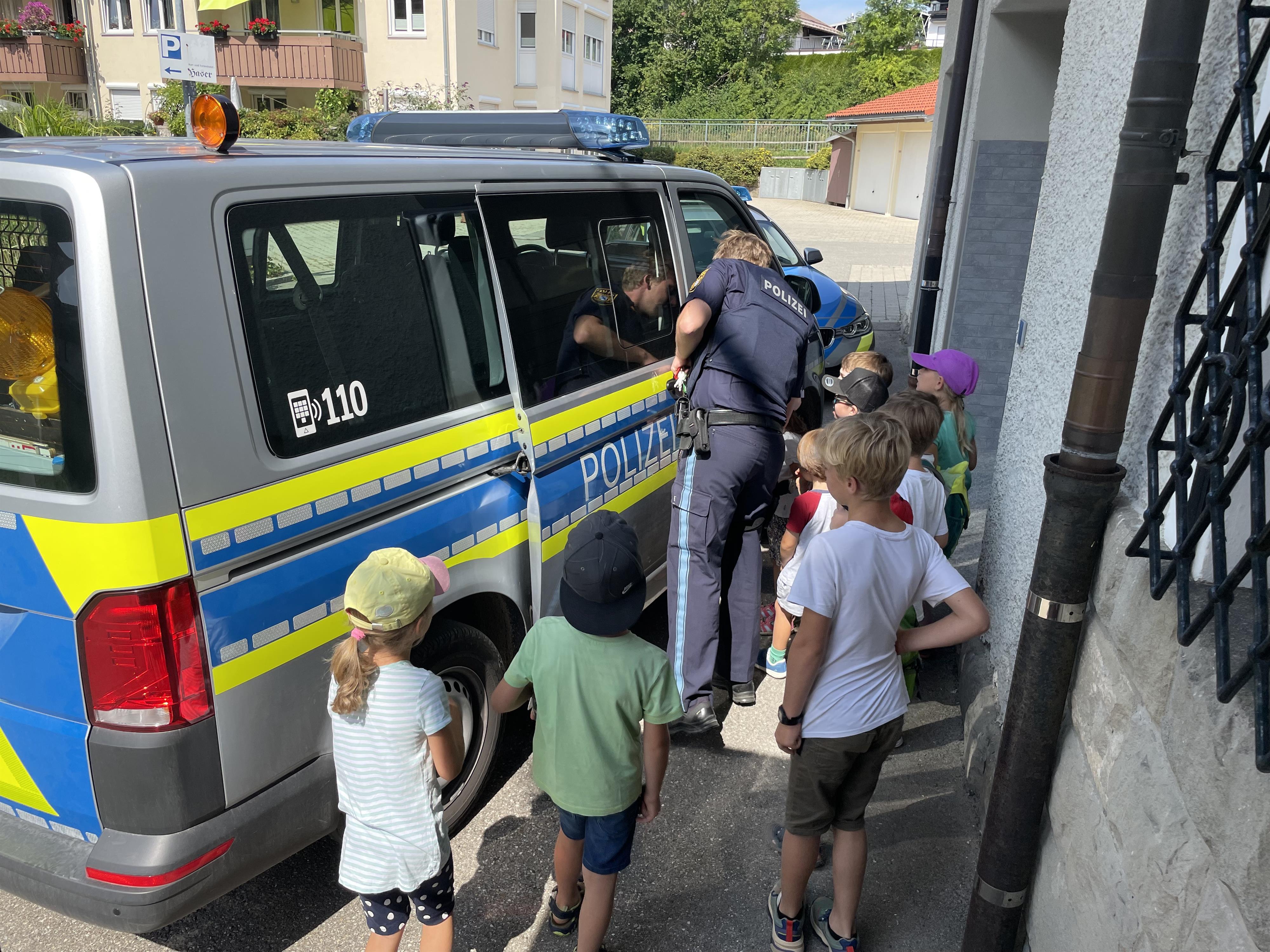 Zu Besuch bei der Polizei