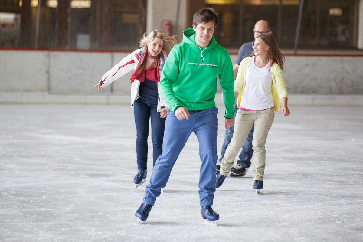 Publikumslauf im Eissportzentrum