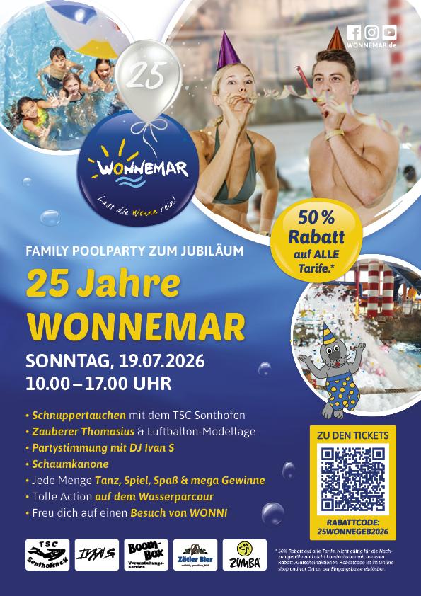 25. Geburtstag Wonnemar