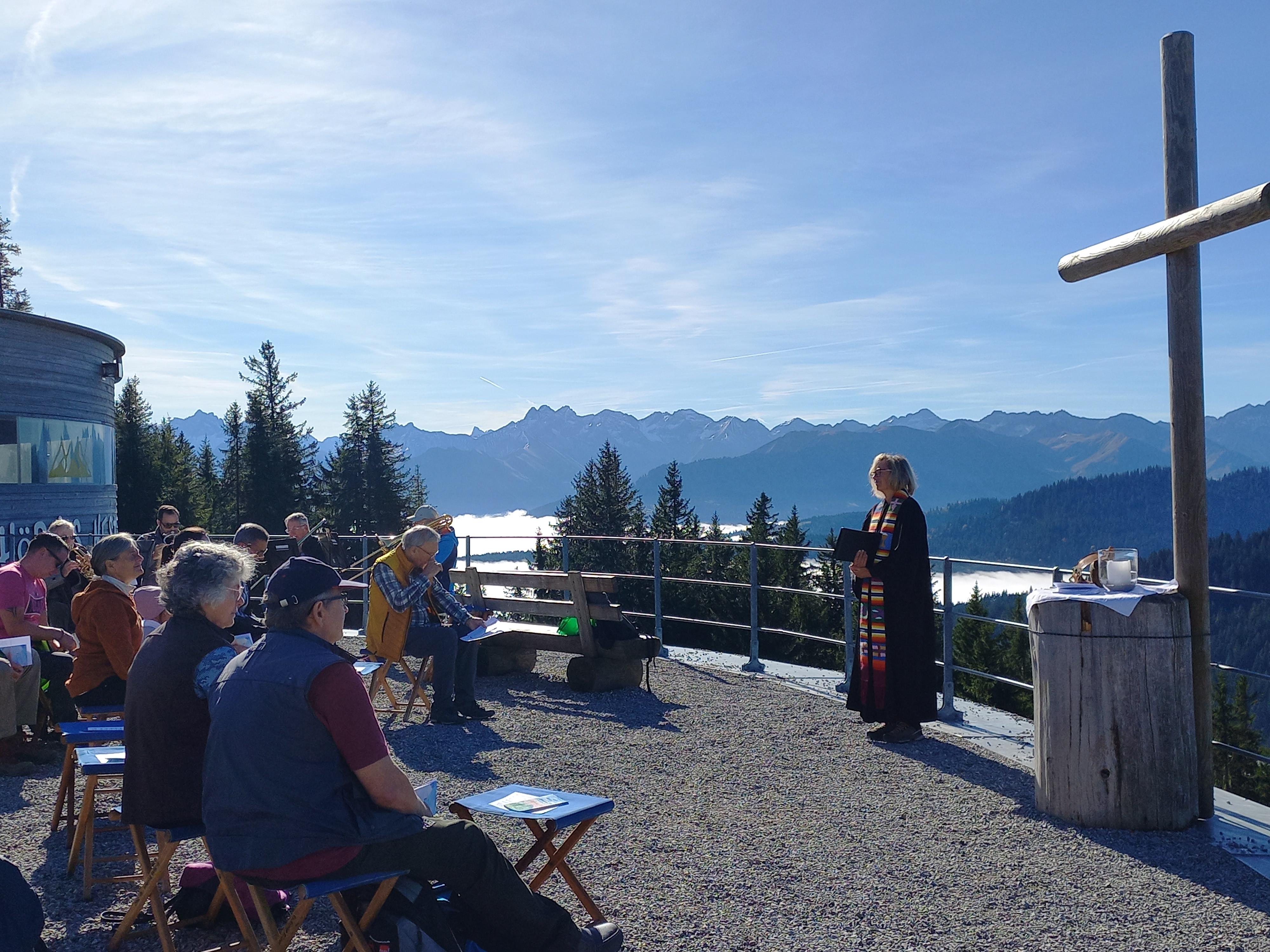 Berggottesdienst an der Hörnerbahn Berggottesdienst an der Hörnerbahn