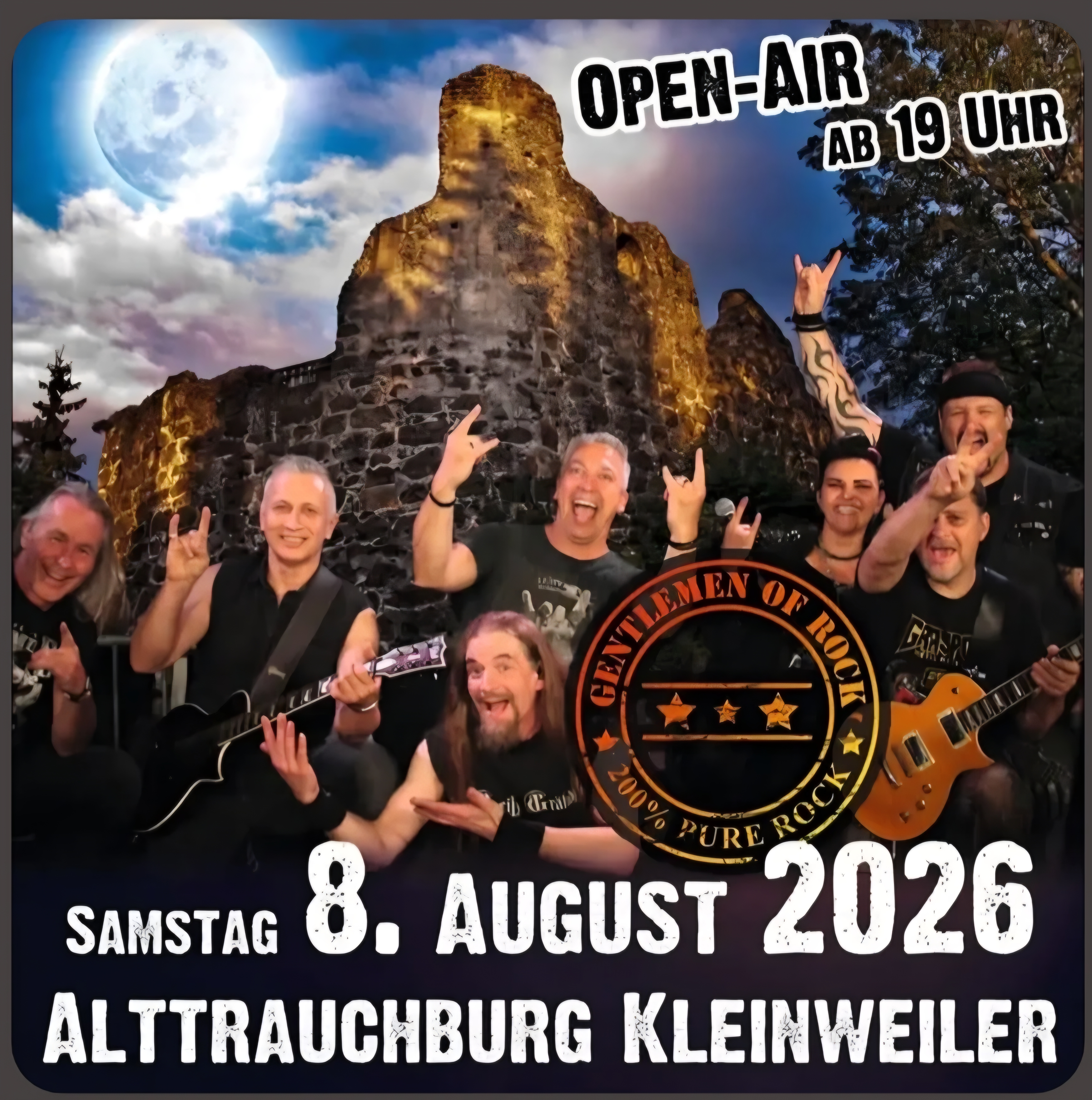 Rock auf der Burg