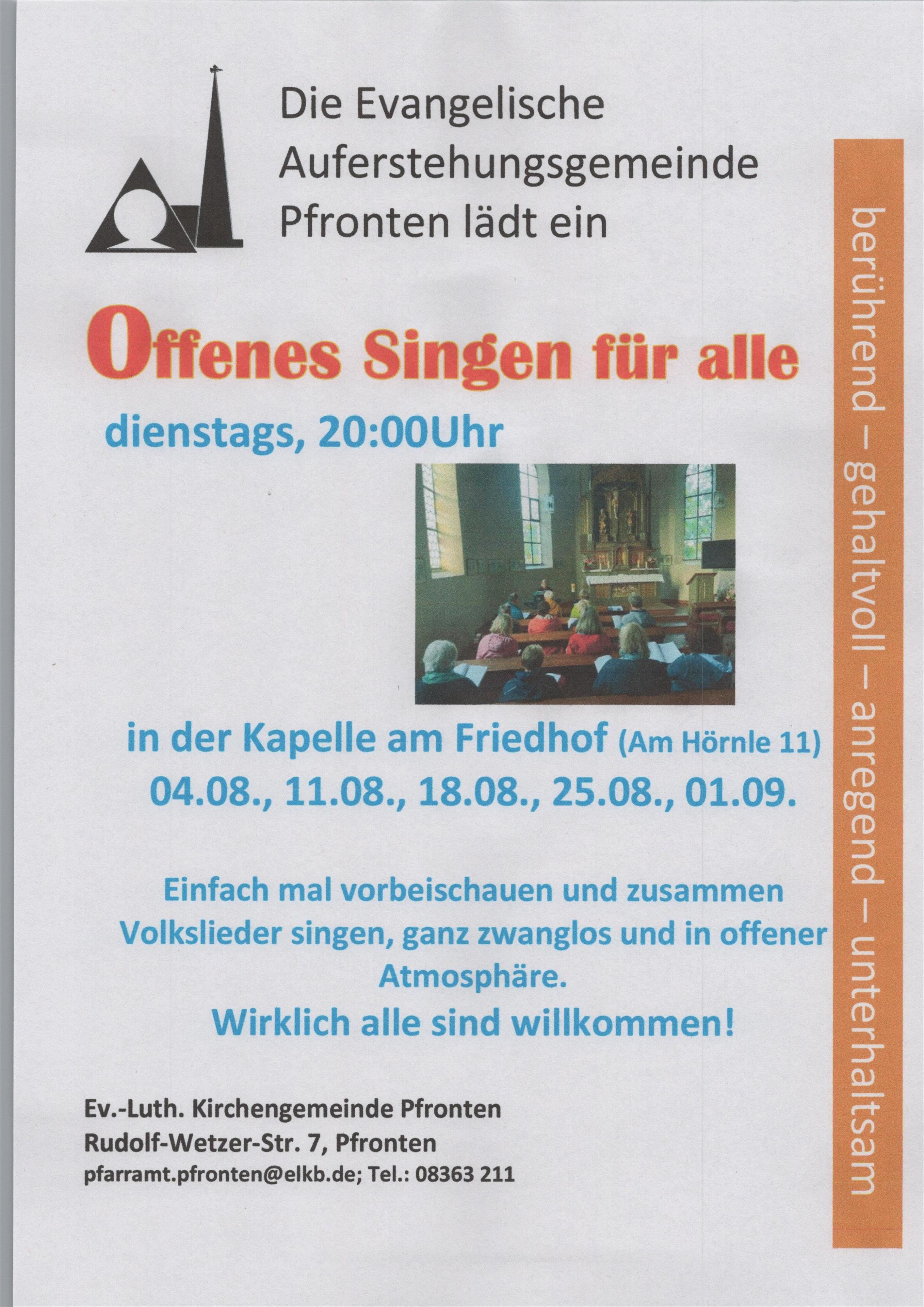 Offenes Singen Offenes Singen