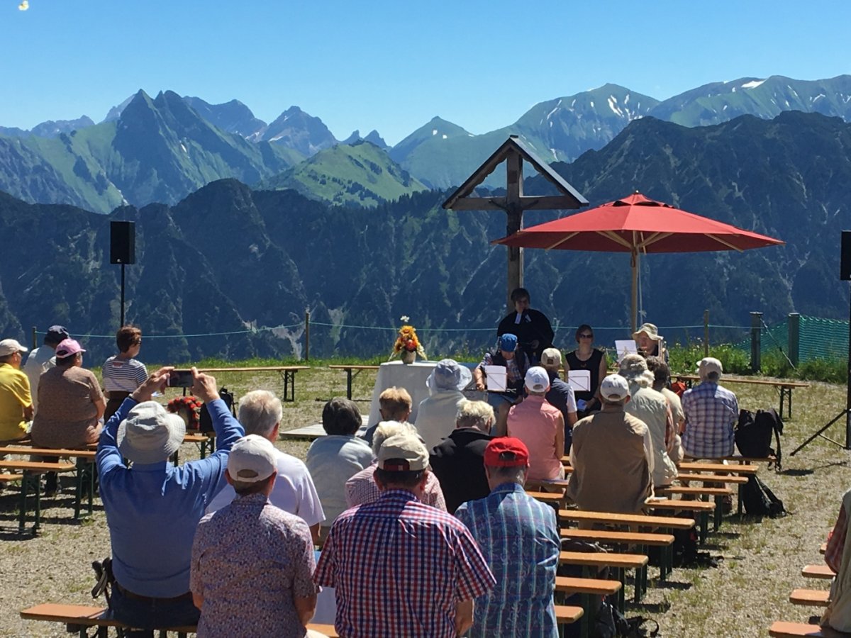 Berggottesdienst Fellhon evang. Kirche
