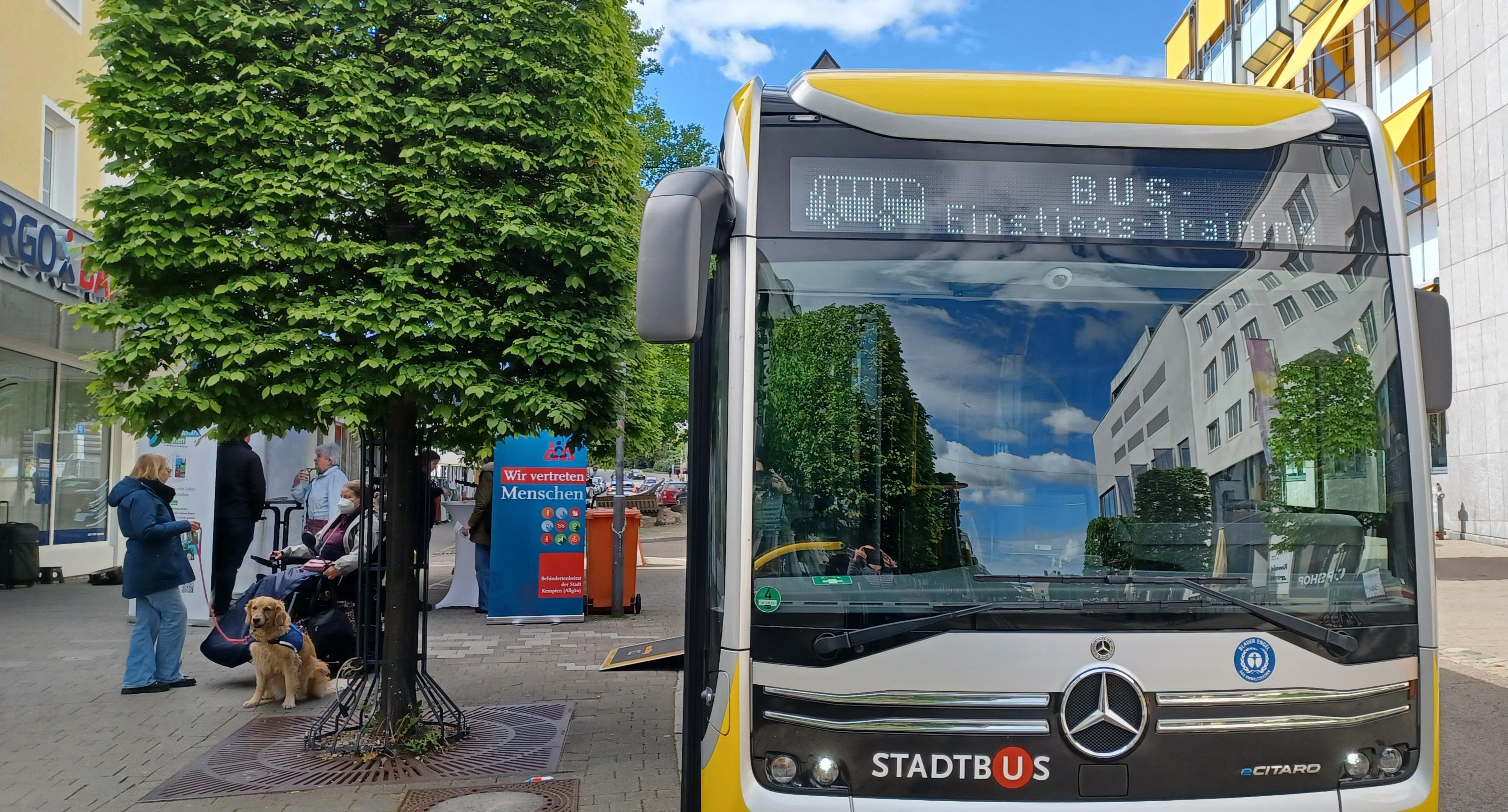 Buseinstiegstraining Bus