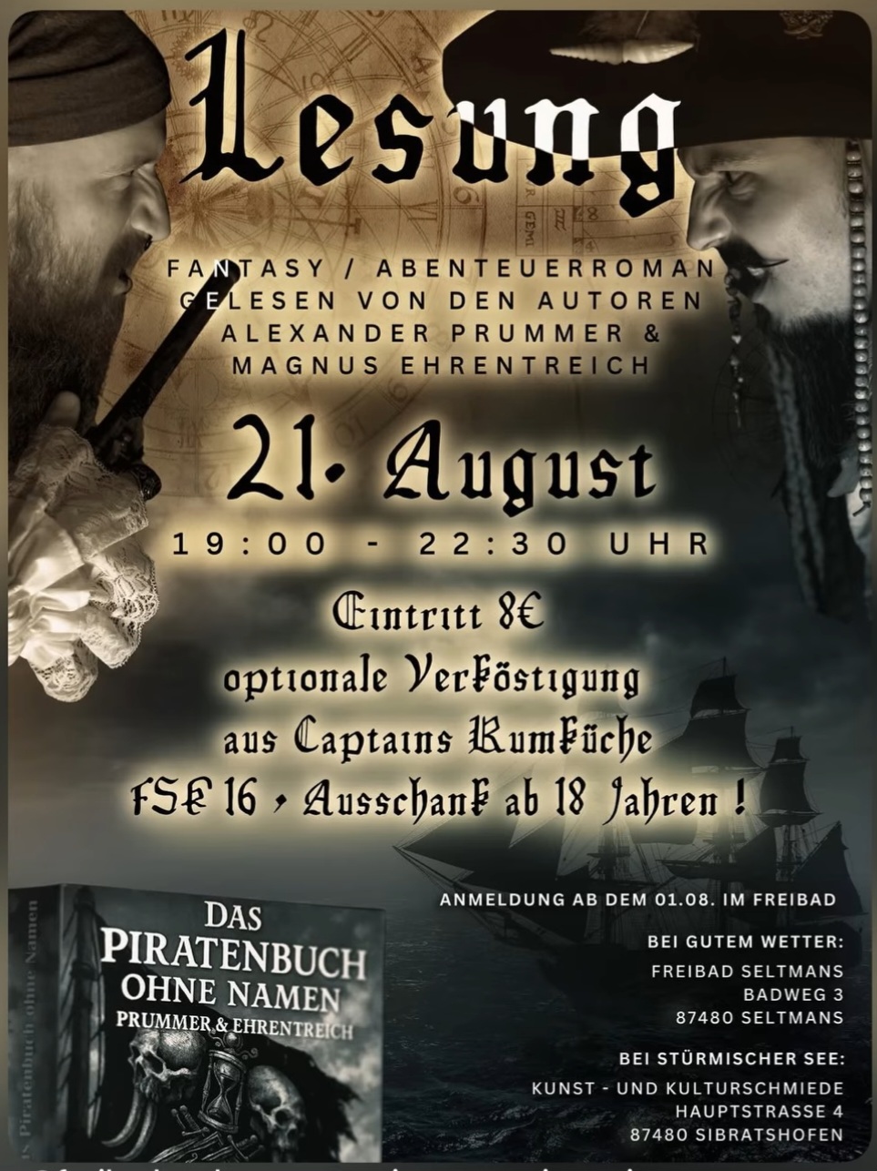 Lesung Freibad Seltmans