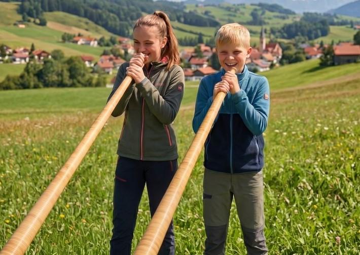 Alphornkurs für Kinder in Gunzesried