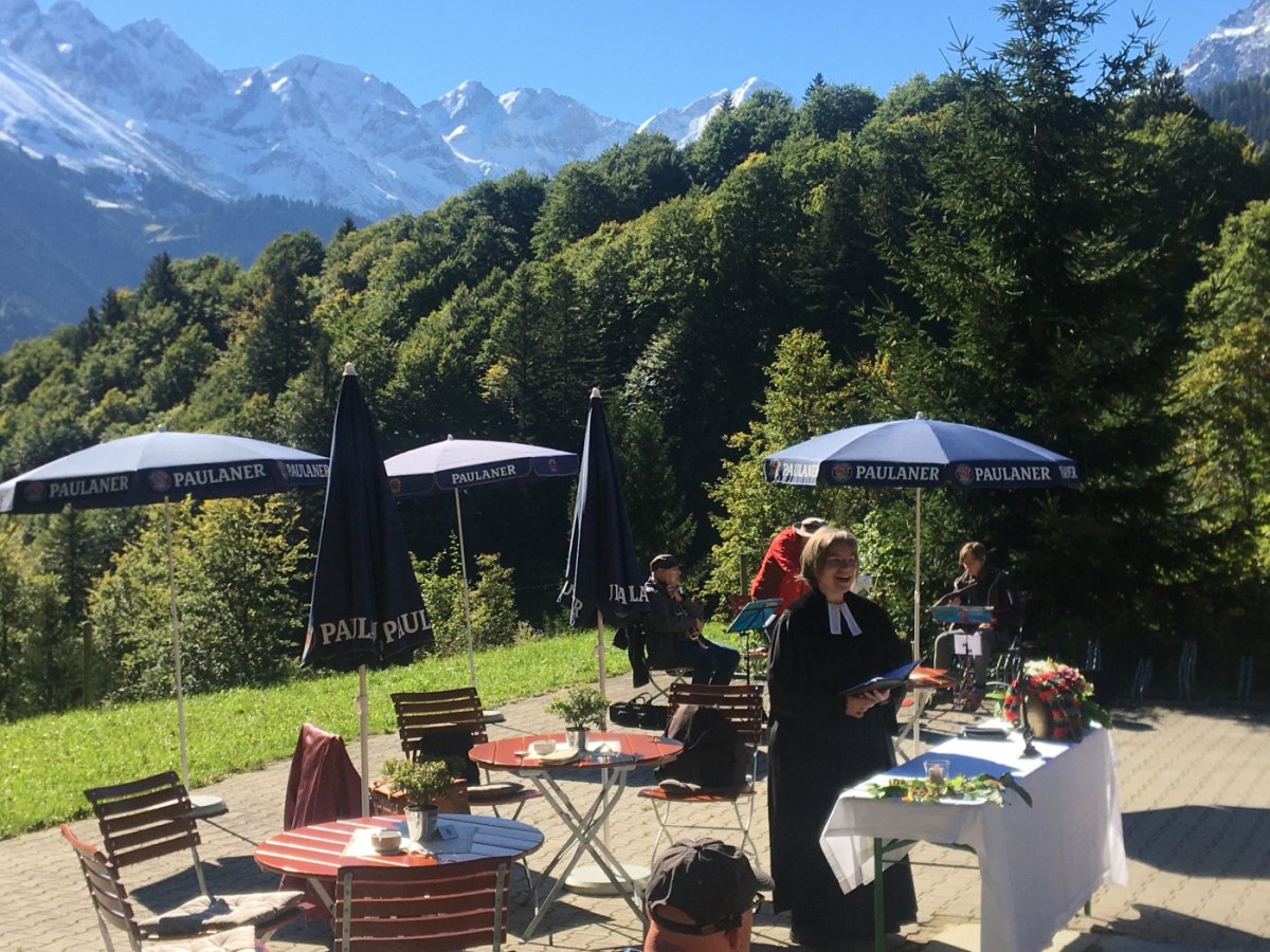 Berggottesdienst am Berggasthof Laiter
