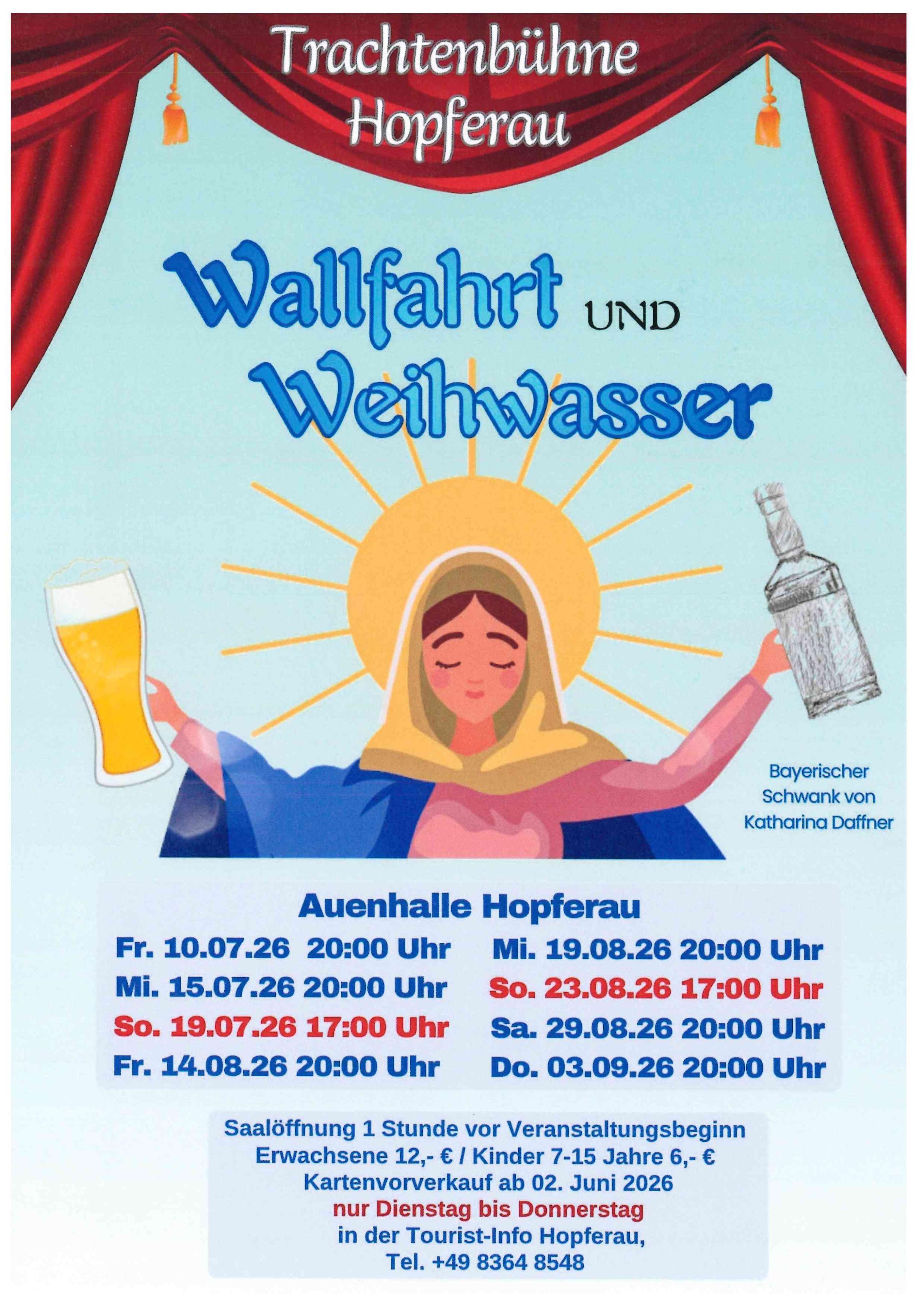 Wallfahrt und Weihwasser Plakat Termine Wallfahrt und Weihwasser Plakat Termine