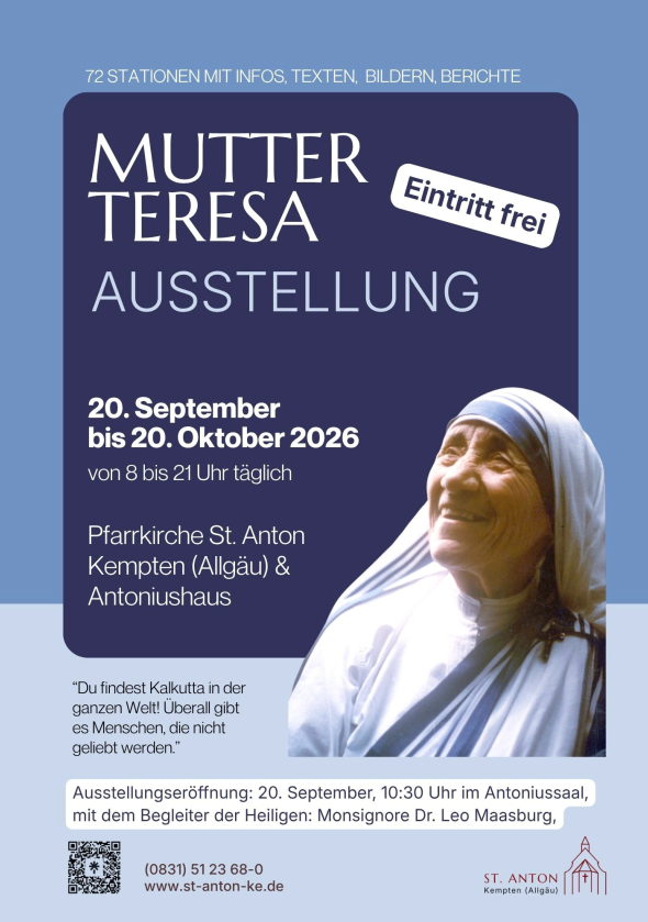 Mutter Theresa Ausstellung