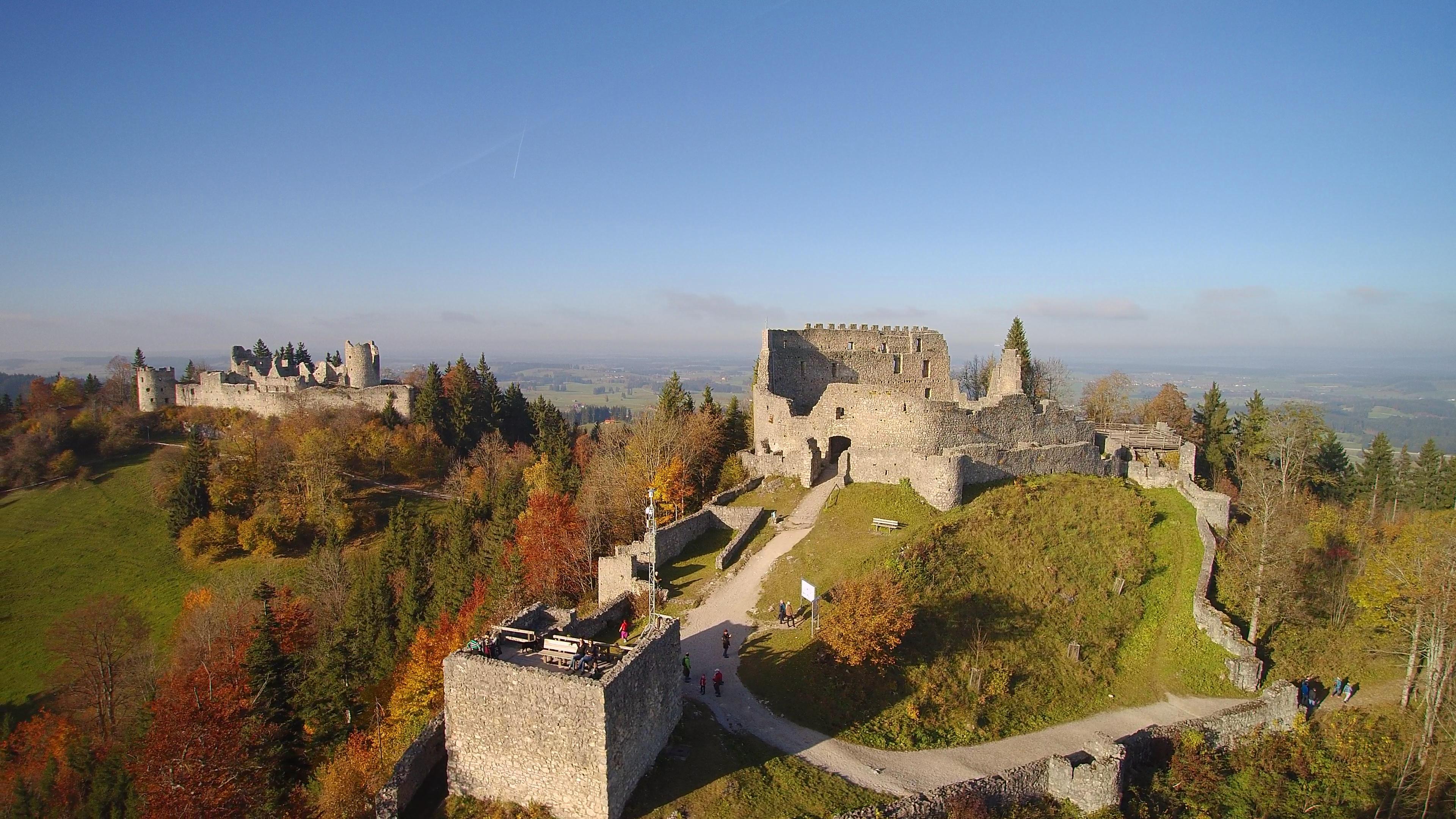 Burgruinen Eisenberg und Hohenfreyberg