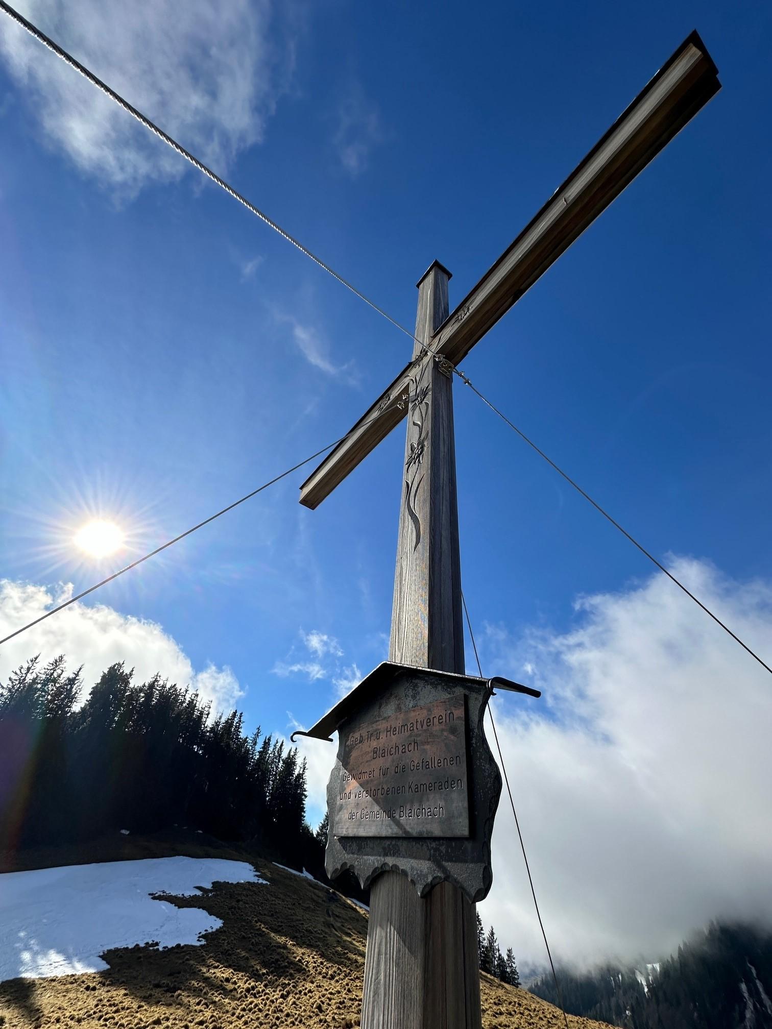 Gipfelkreuz am Bärenköpfle Gipfelkreuz am Bärenköpfle