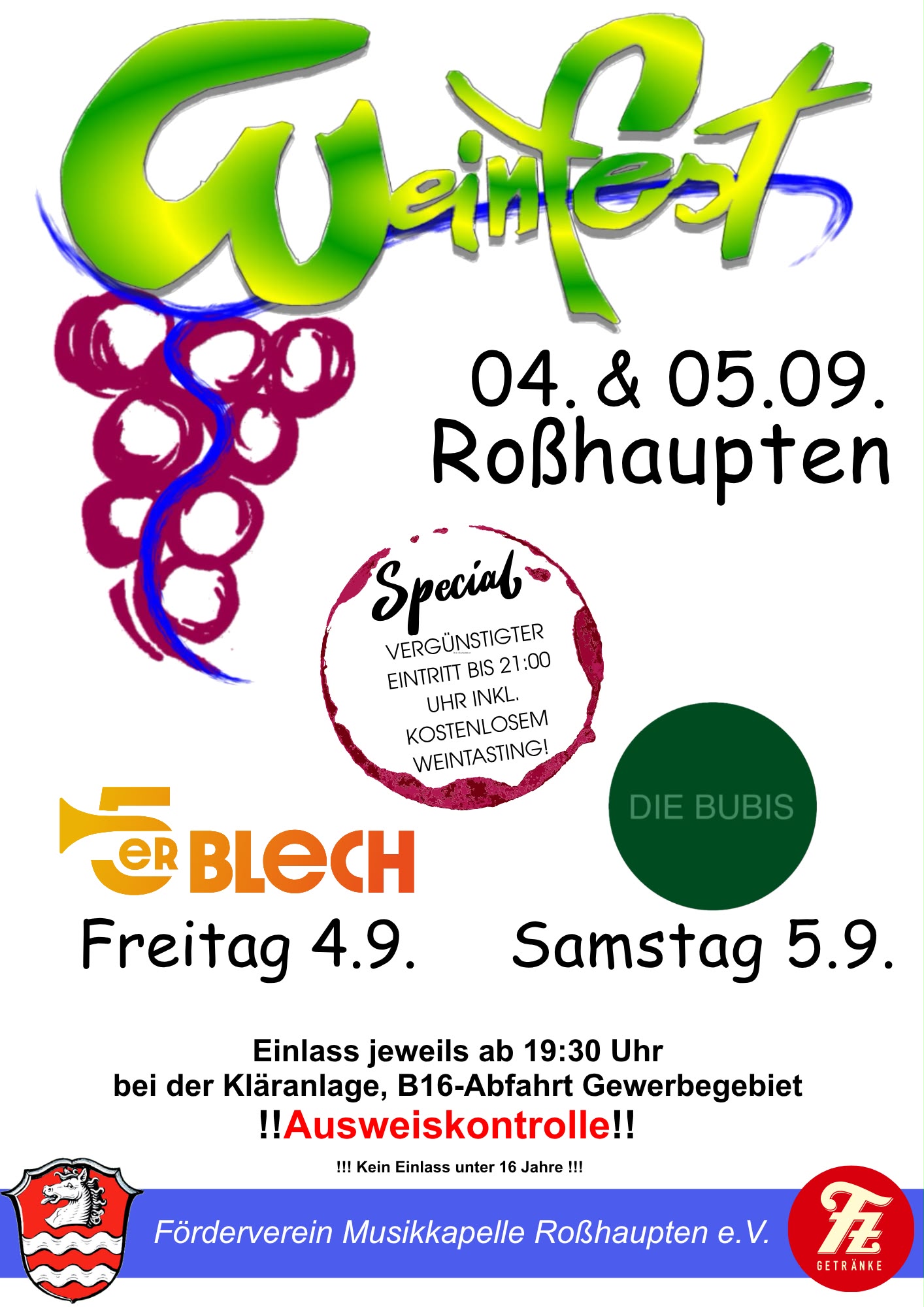 Weinfest Roßhaupten