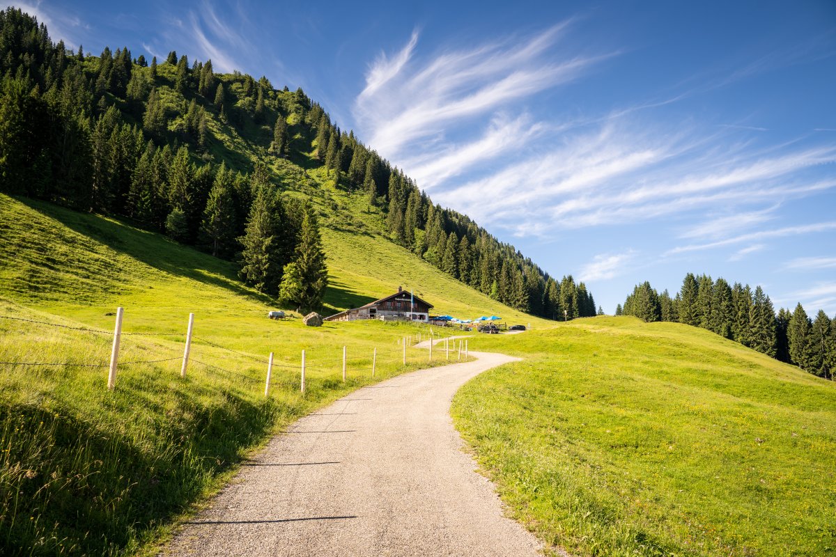 Auf dem Weg zur Alpe Schrattenwang