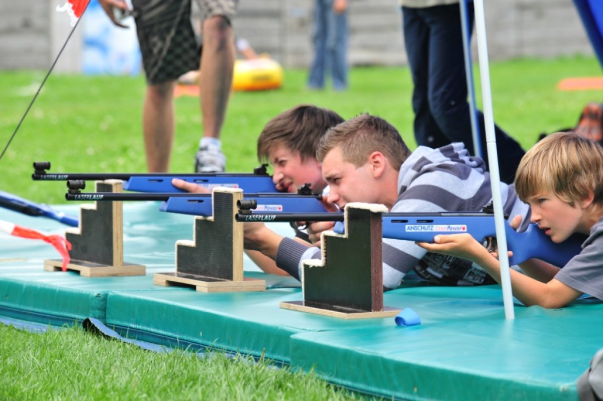Laser-Biathlon