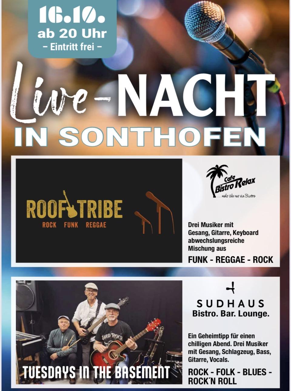 Live-Nacht Oktober